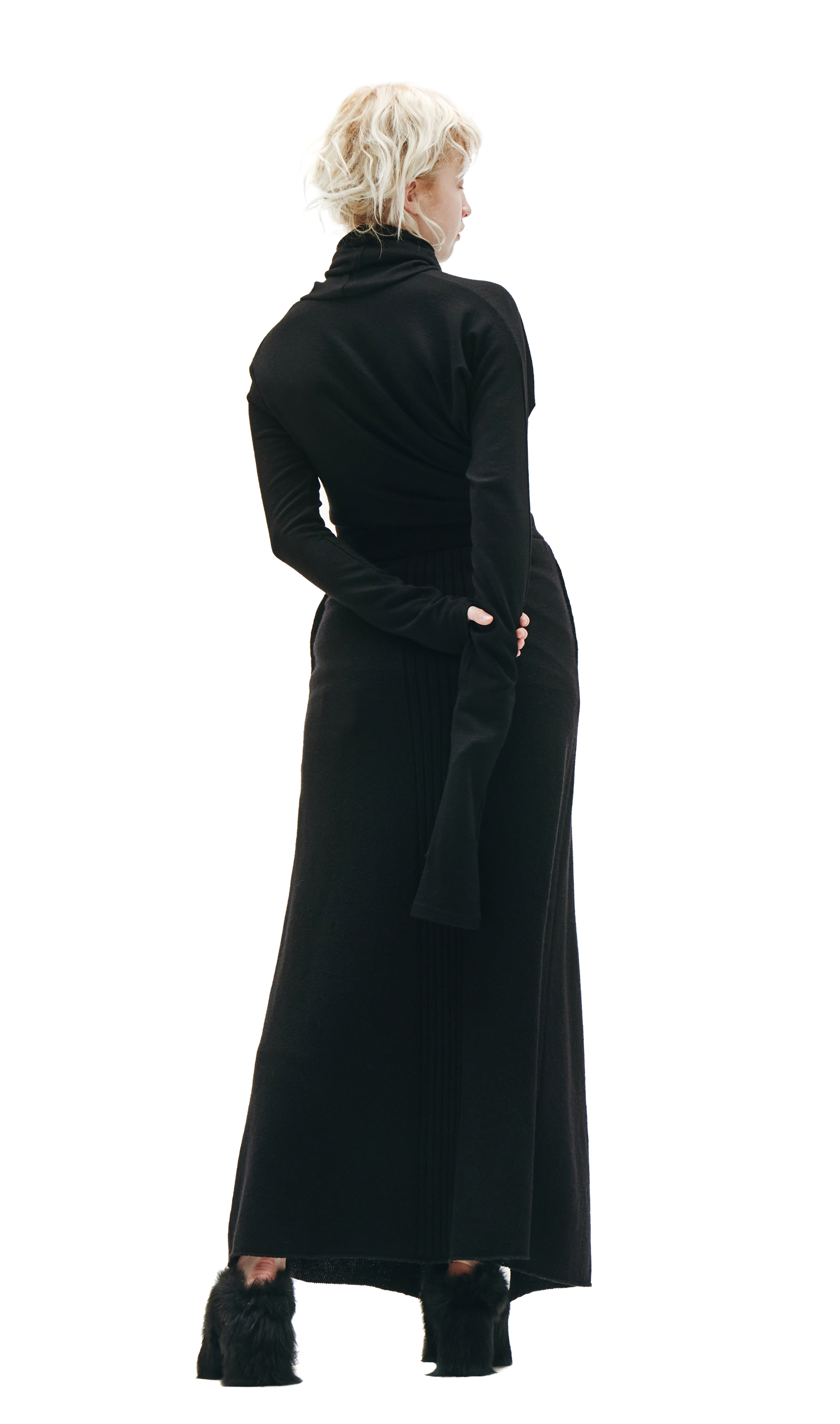 Y\'s Вязаная юбка с прорезью