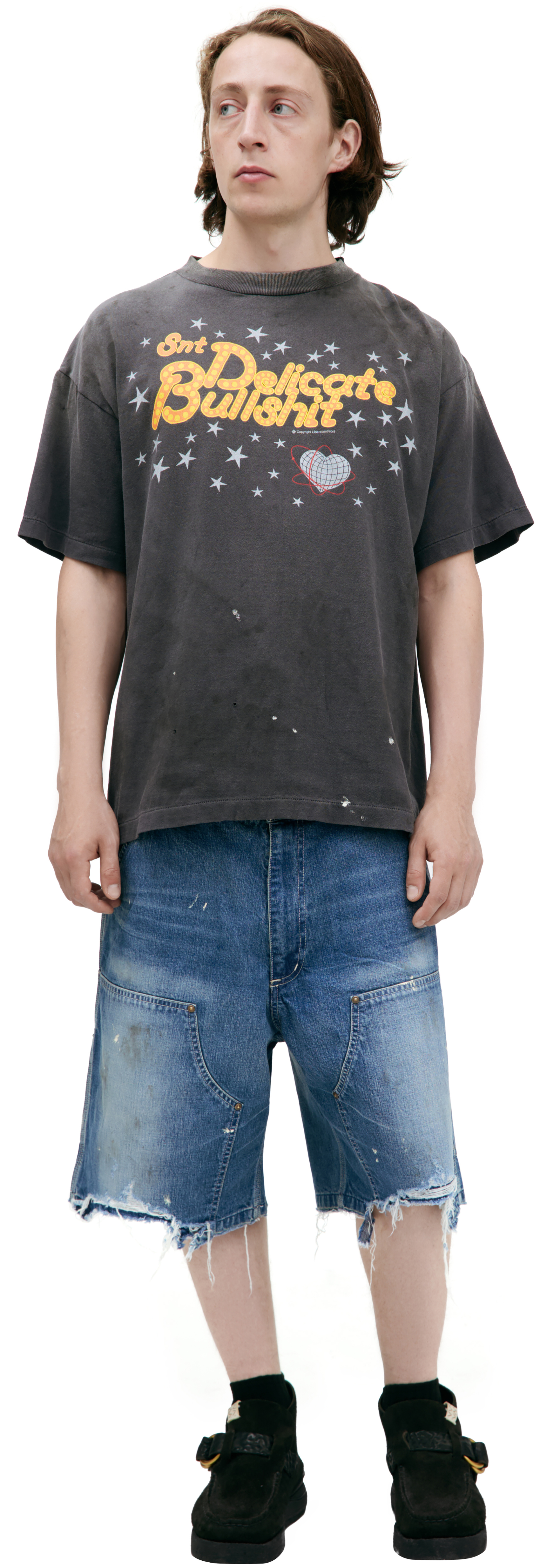 Saint Mxxxxxx Футболка \'DELICATE BULLSHIT\'
