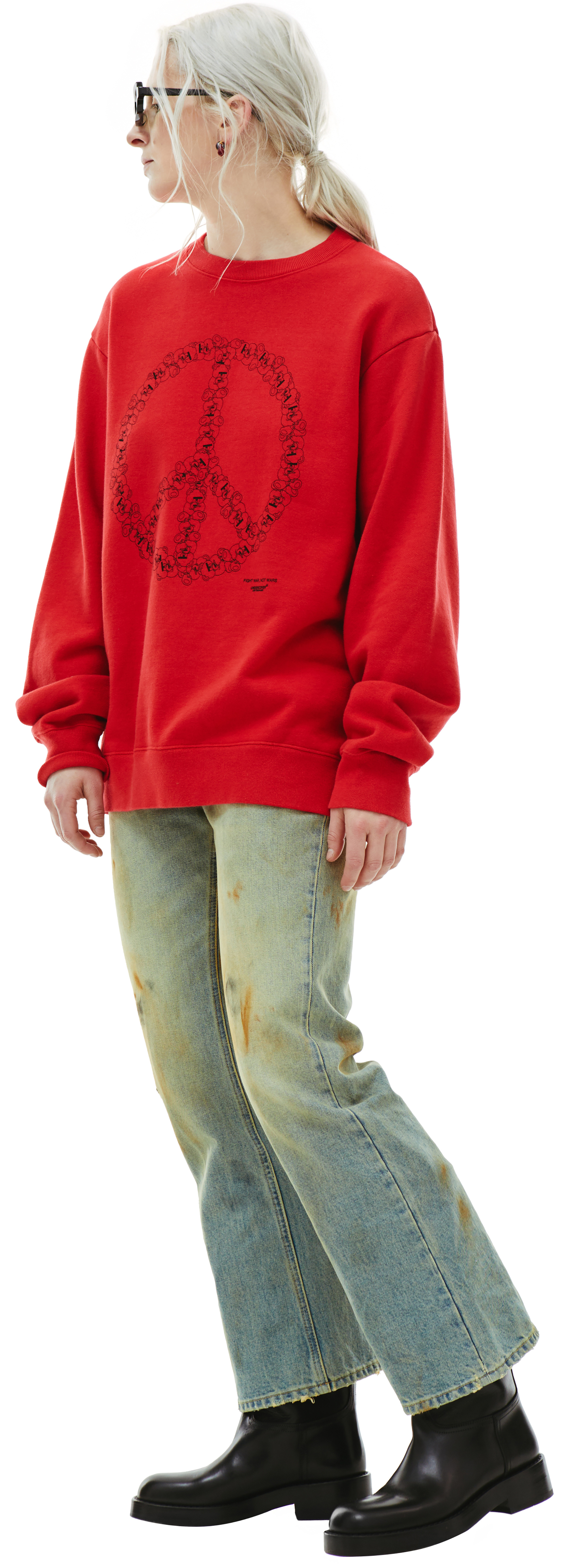 Undercover Красный свитшот Fight War