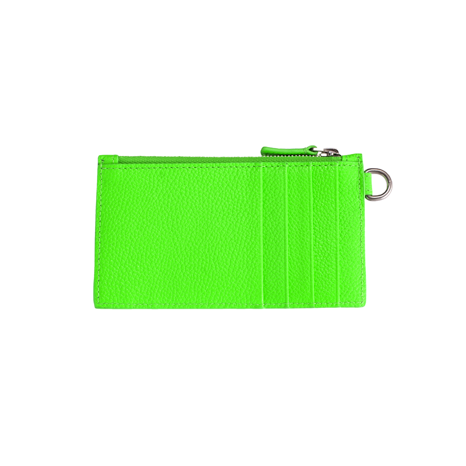 Balenciaga Зеленый кожаный кардхолдер