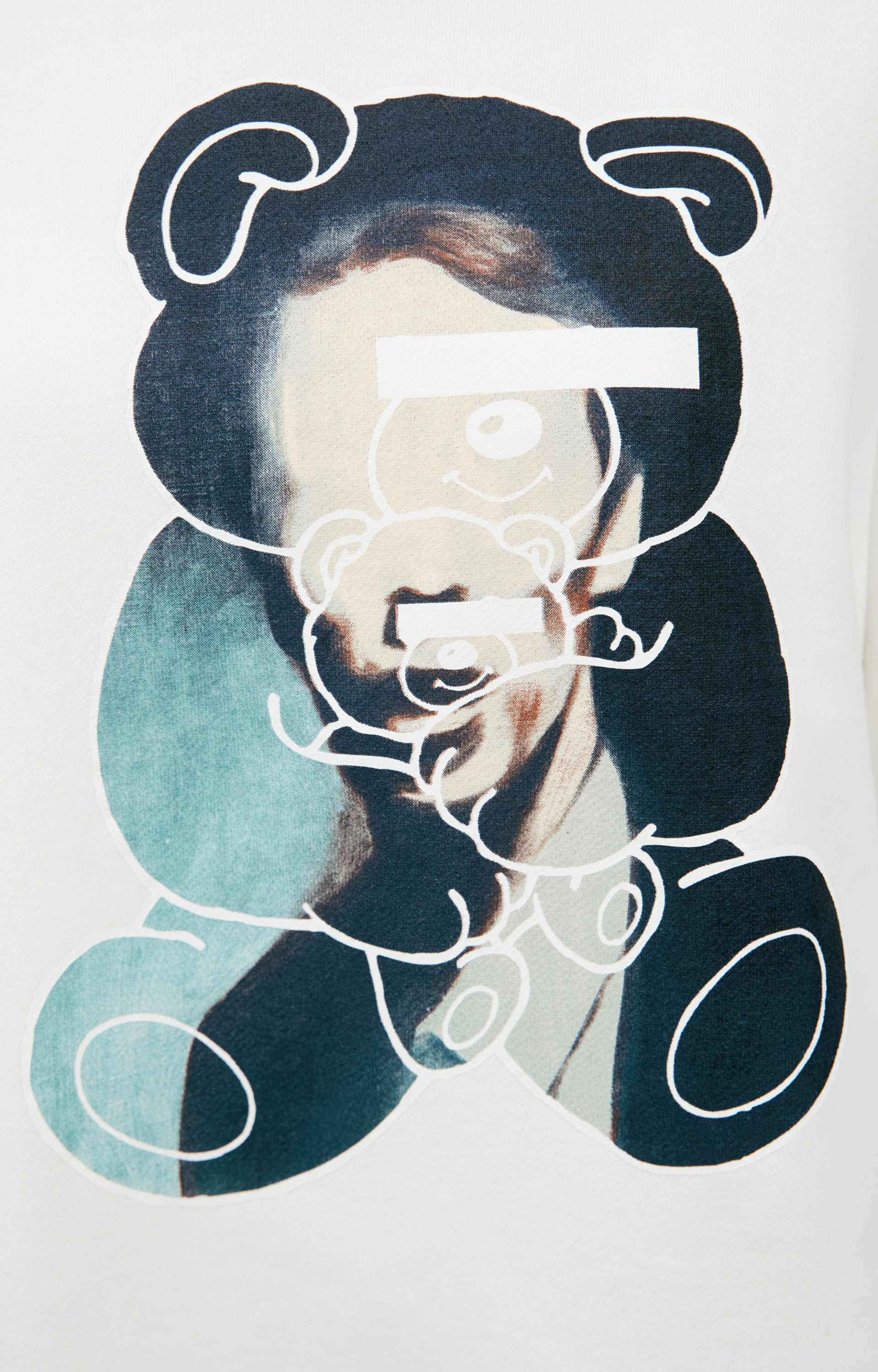 Undercover Белый свитшот с принтом