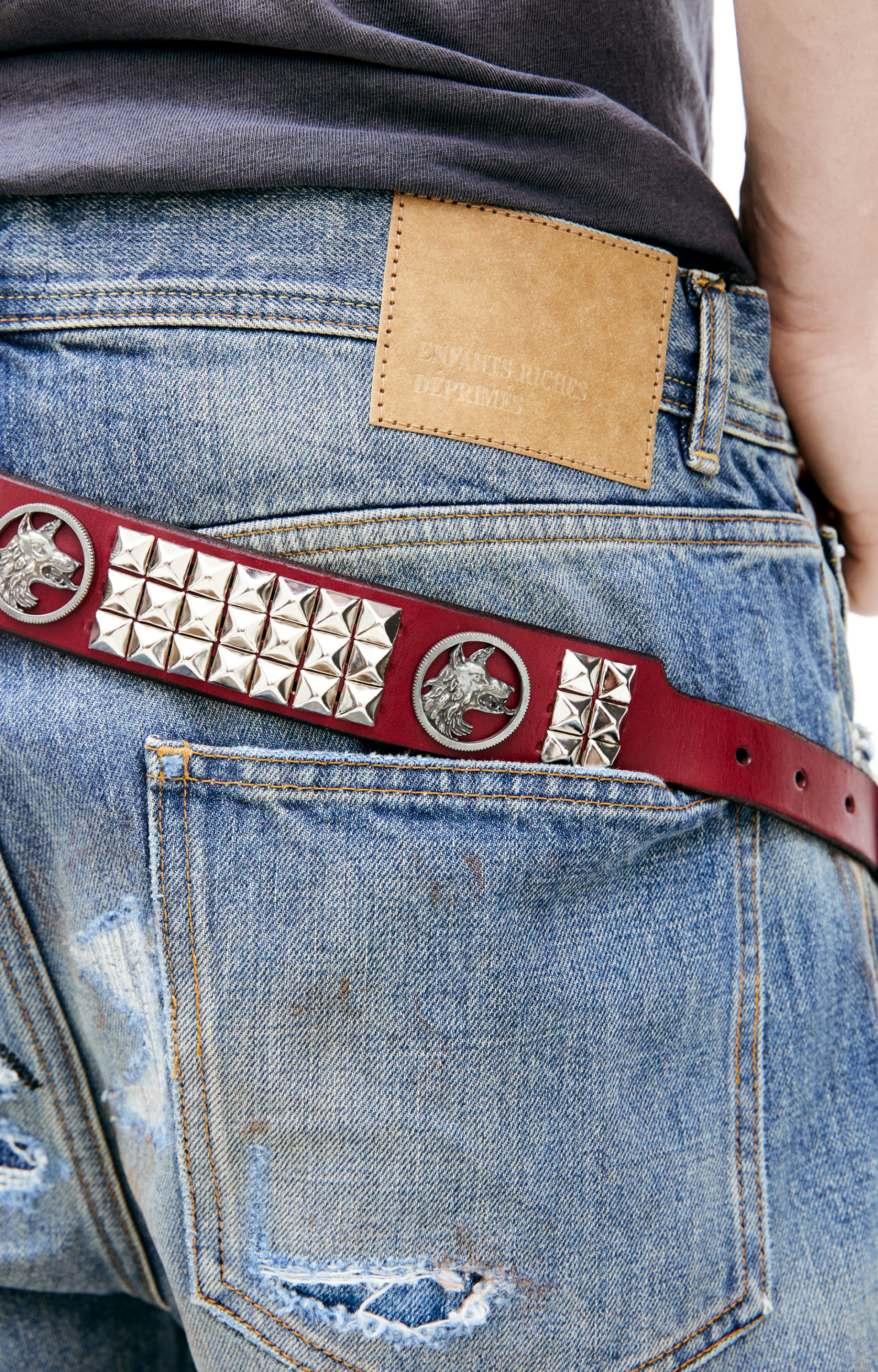 Enfants Riches Déprimés Джинсы с потертостями