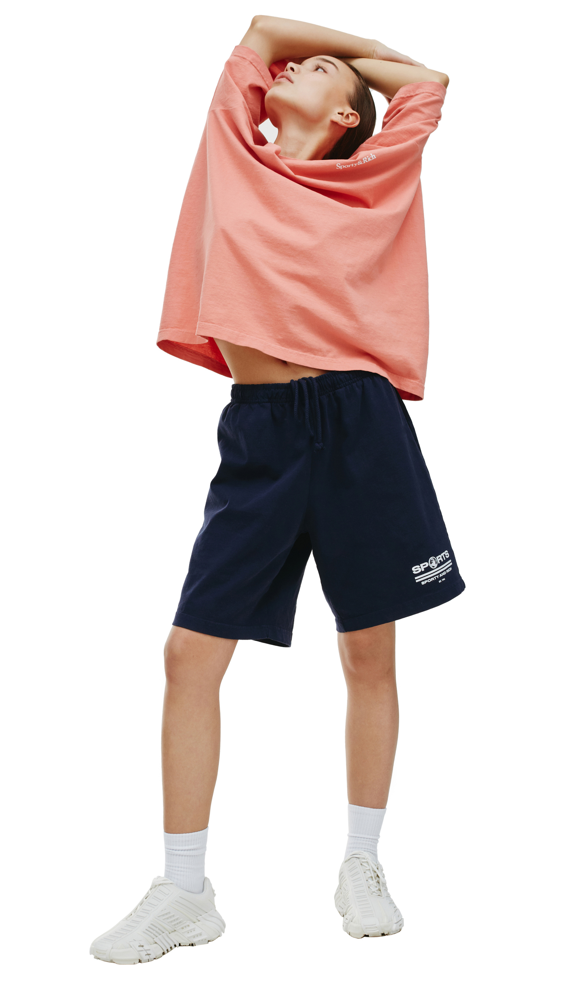 SPORTY & RICH Футболка с принтом Health and Wellness