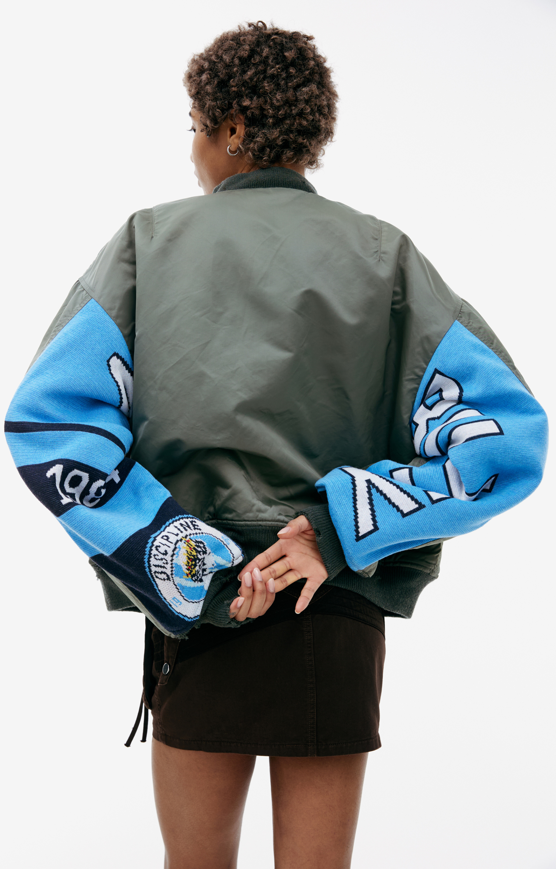 Saint Mxxxxxx Куртка с вставками на рукавах