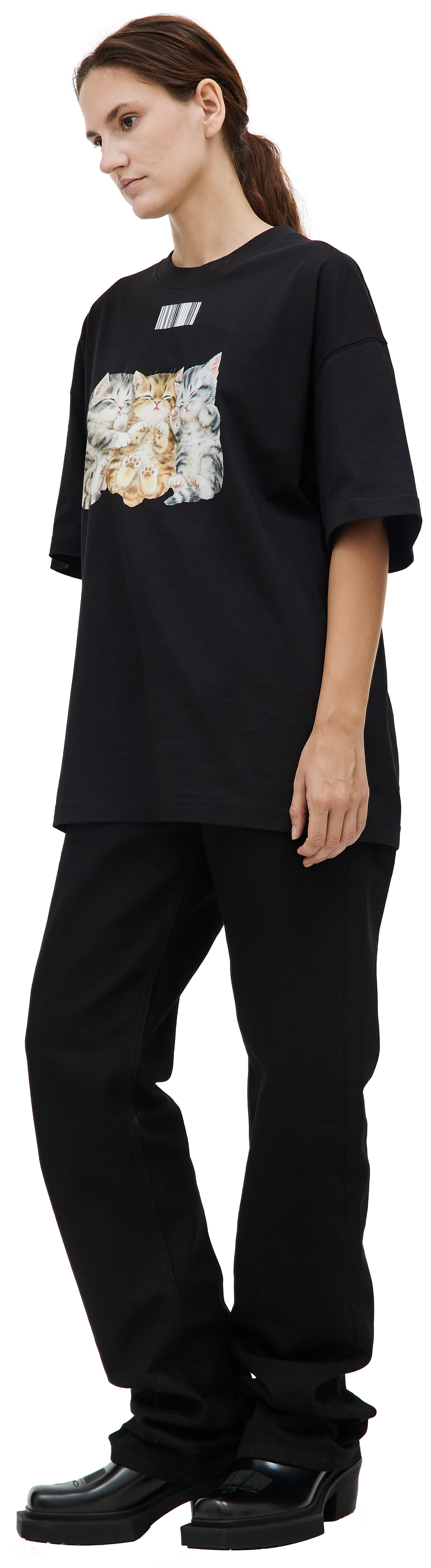 VTMNTS Футболка с принтом Cute Cat