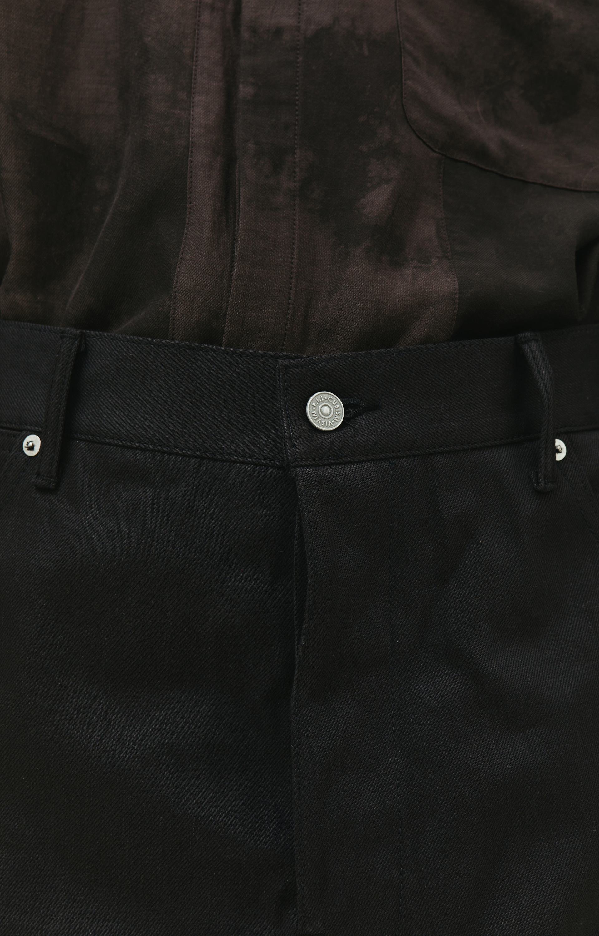 visvim Прямые джинсы Hakama