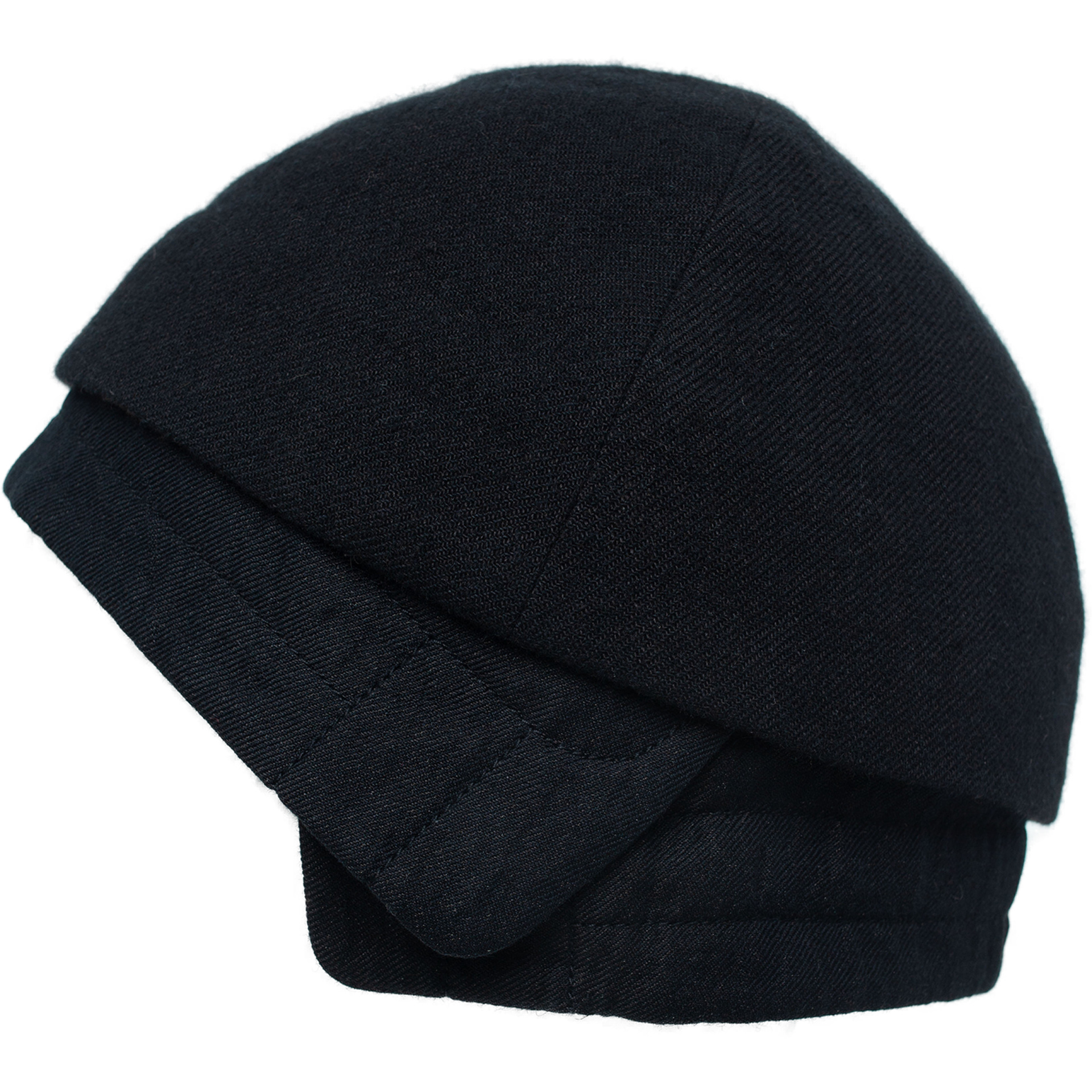 Ziggy Chen Черная шапка из кашемира