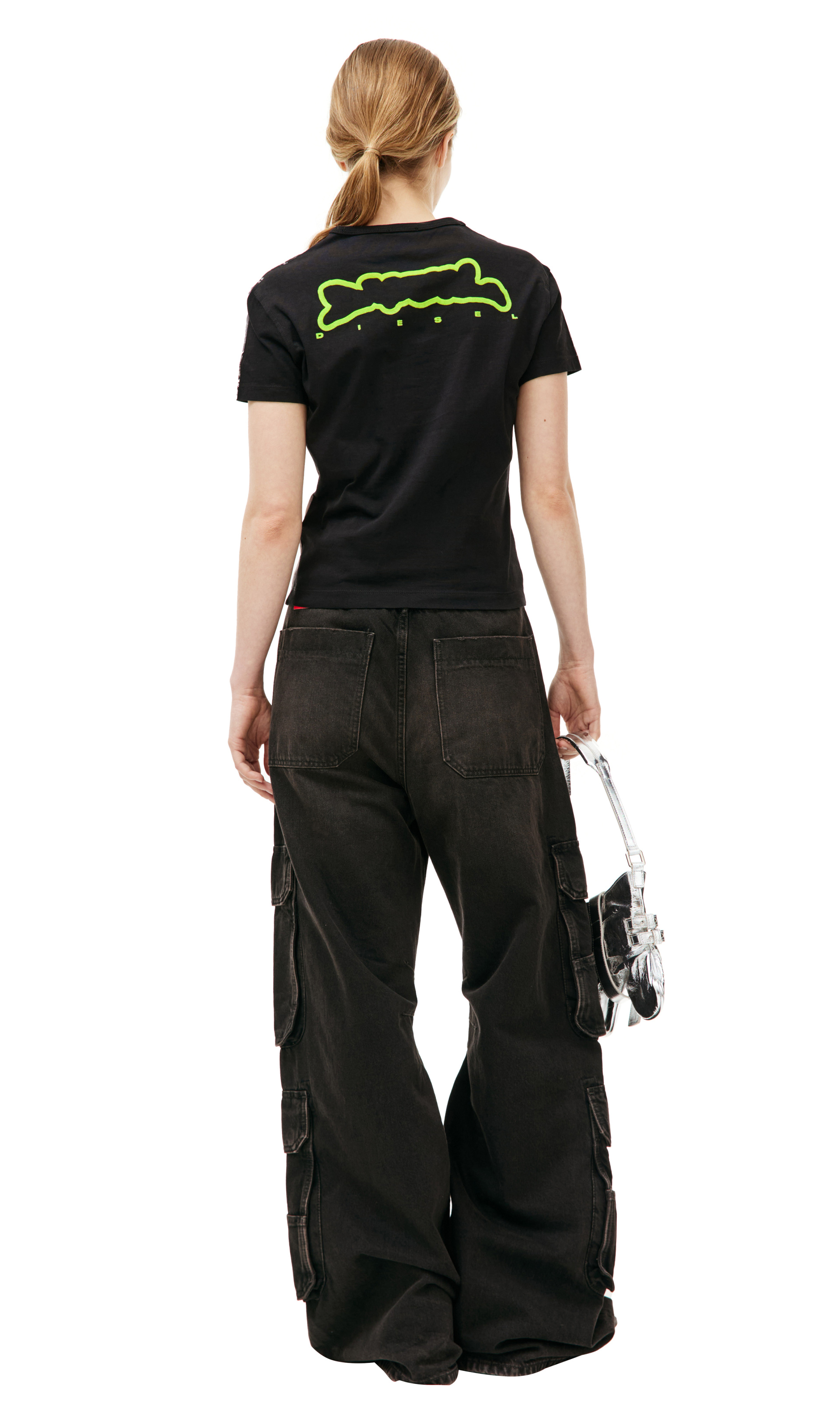 Diesel Укороченная футболка T-Uncutie