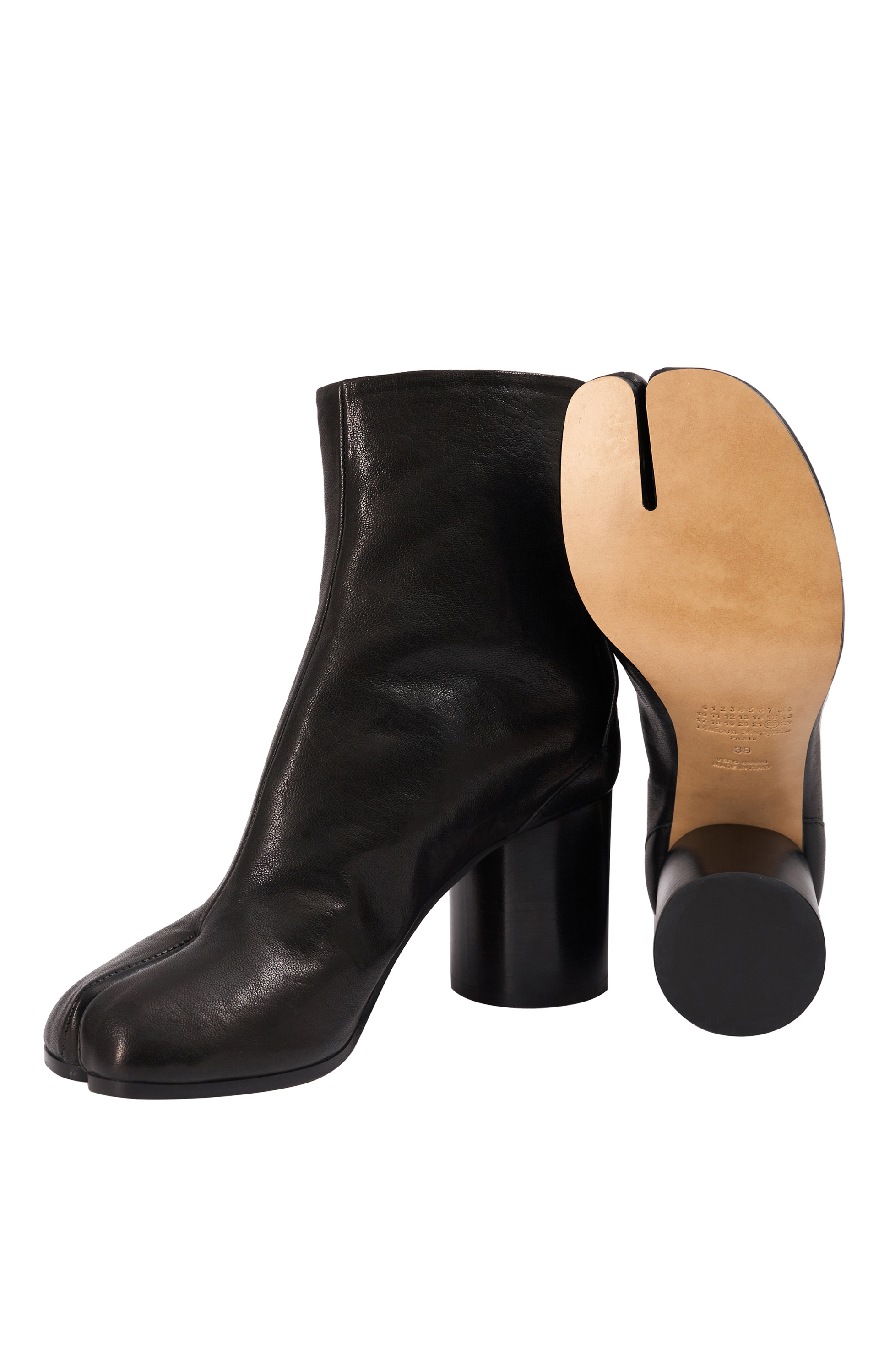 Maison Margiela Кожаные ботильоны Tabi