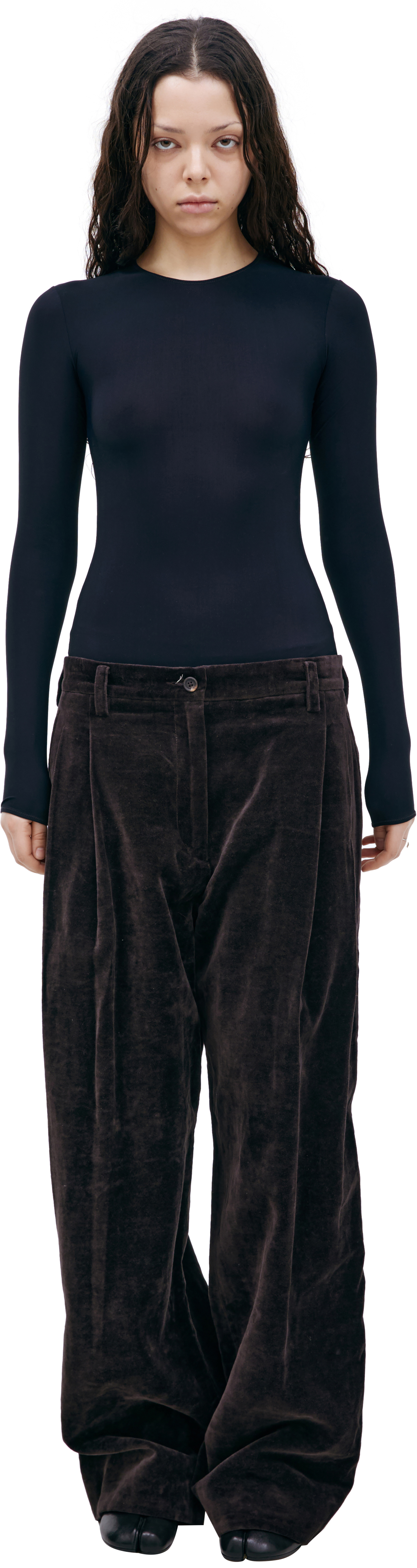 Ziggy Chen Бархатные брюки