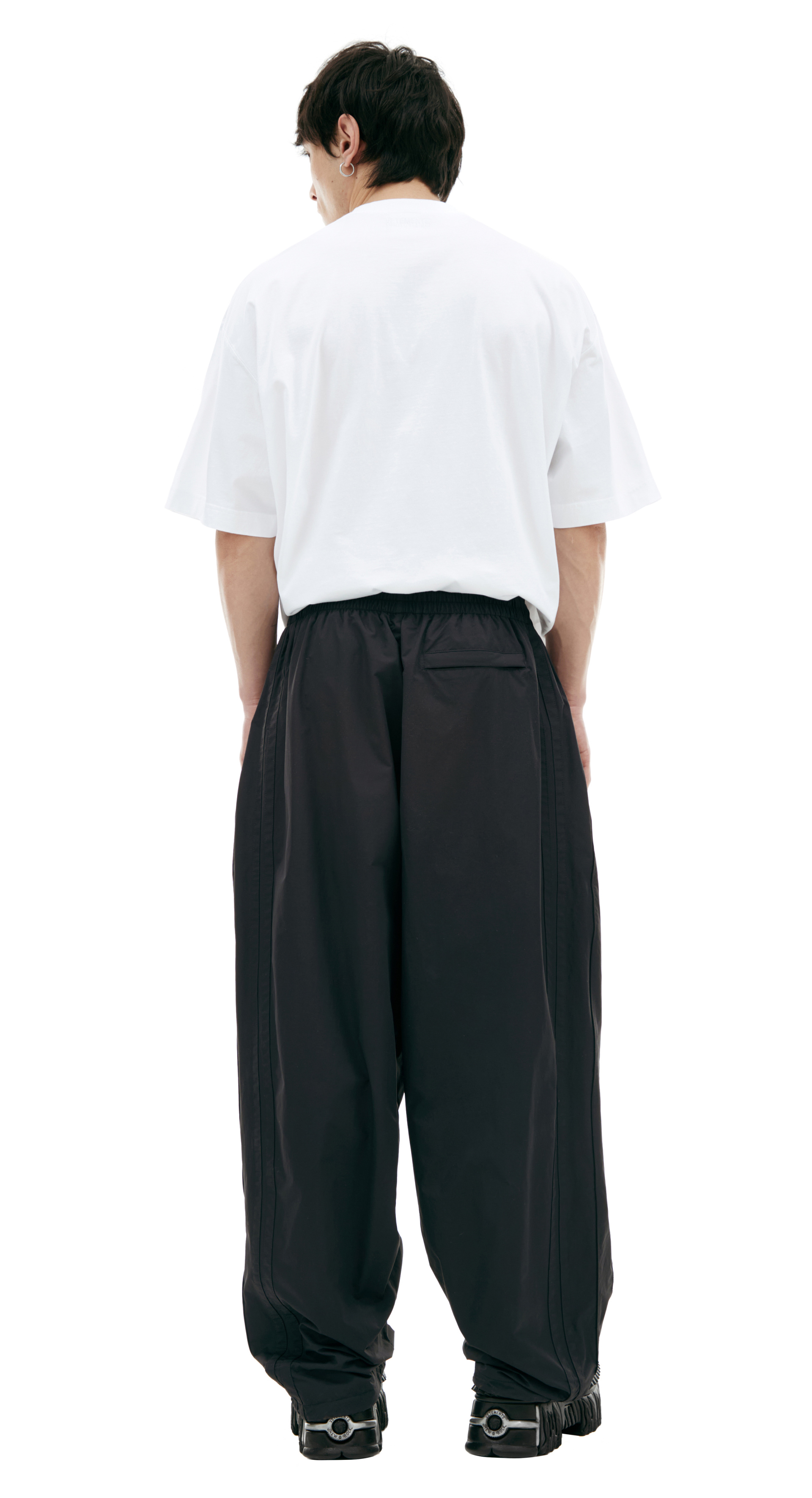 VETEMENTS Черные брюки с логотипом