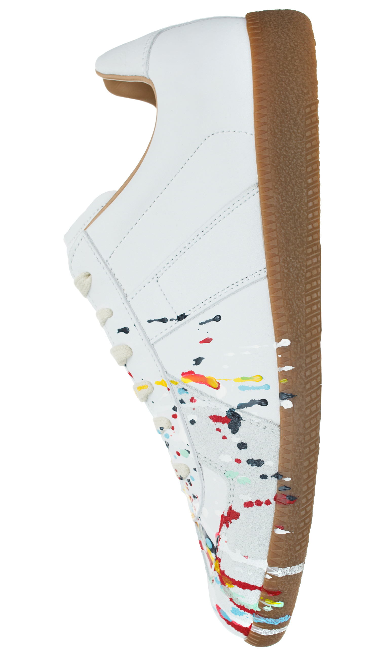 Maison Margiela Кожаные кеды Replica Painter Splatter