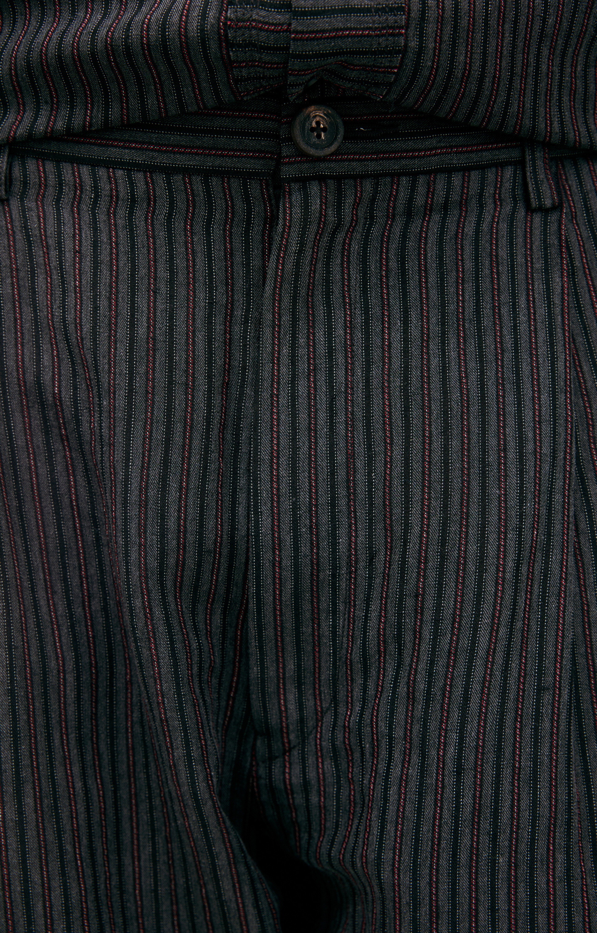 Ziggy Chen Прямые брюки в полоску