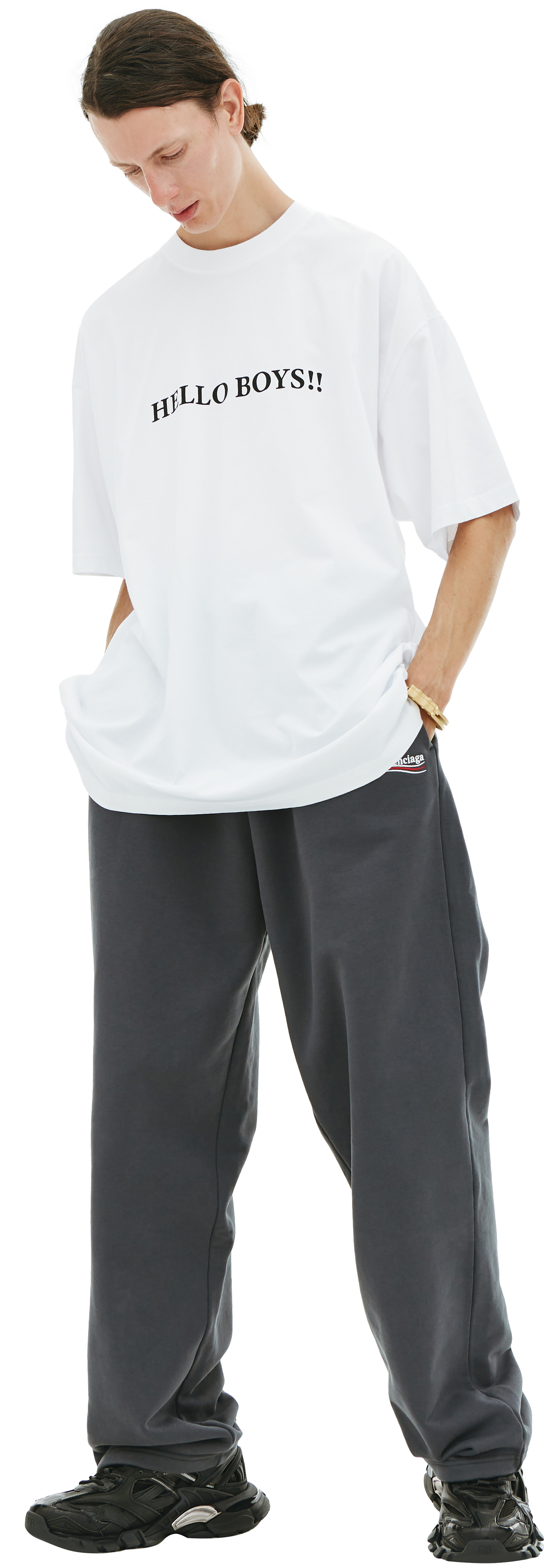 VETEMENTS Футболка с принтом \'Hello boys\'