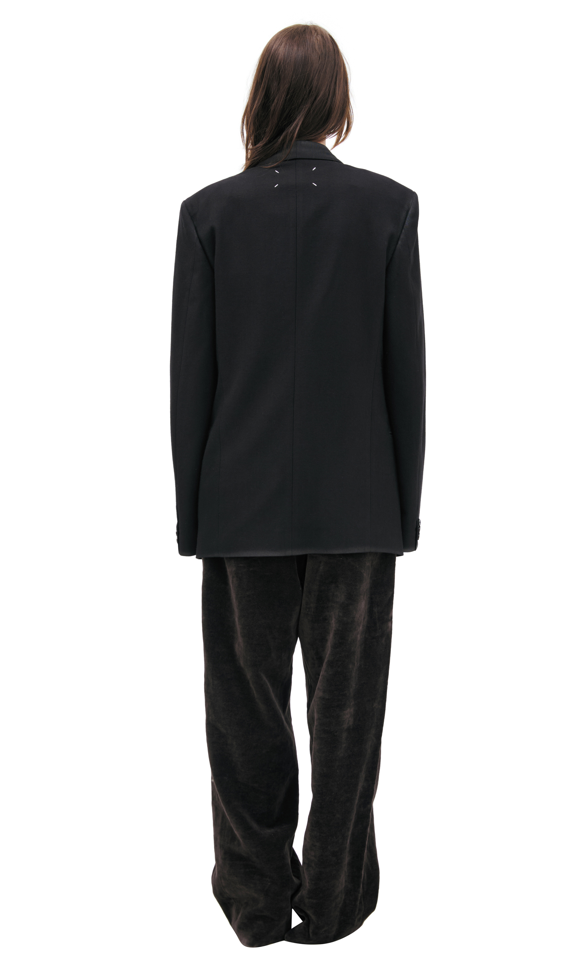 Maison Margiela Однобортный жакет из шерсти