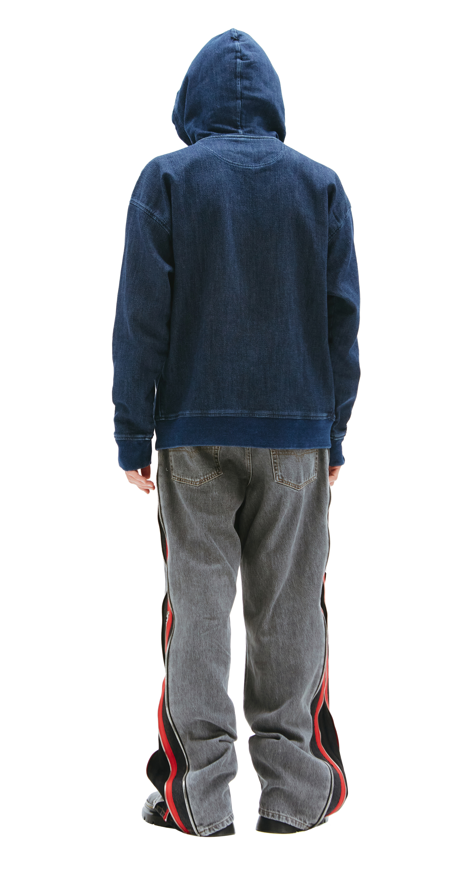 Diesel Джинсовое худи D-UM-RIB