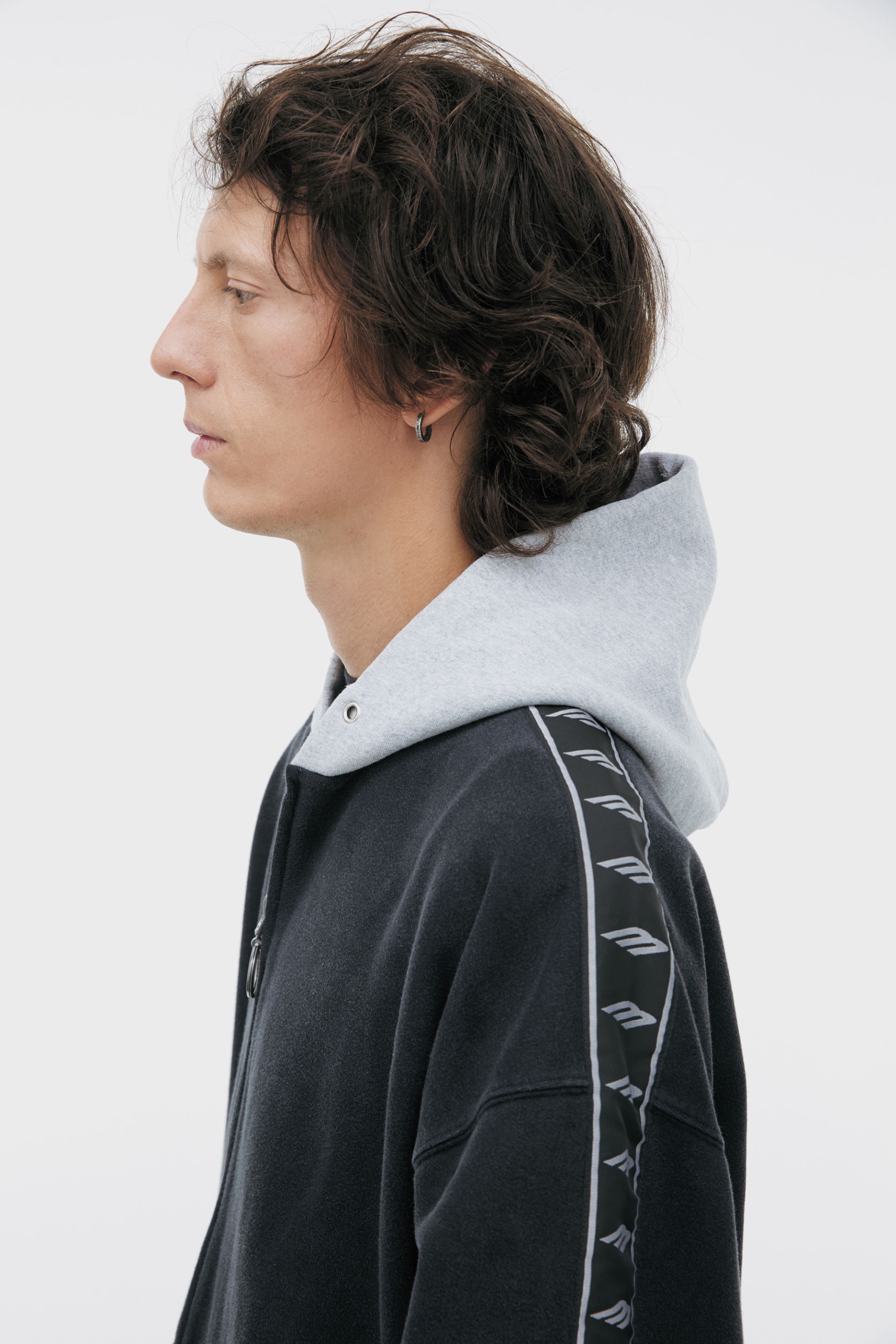 Balenciaga Худи с контрастным капюшоном