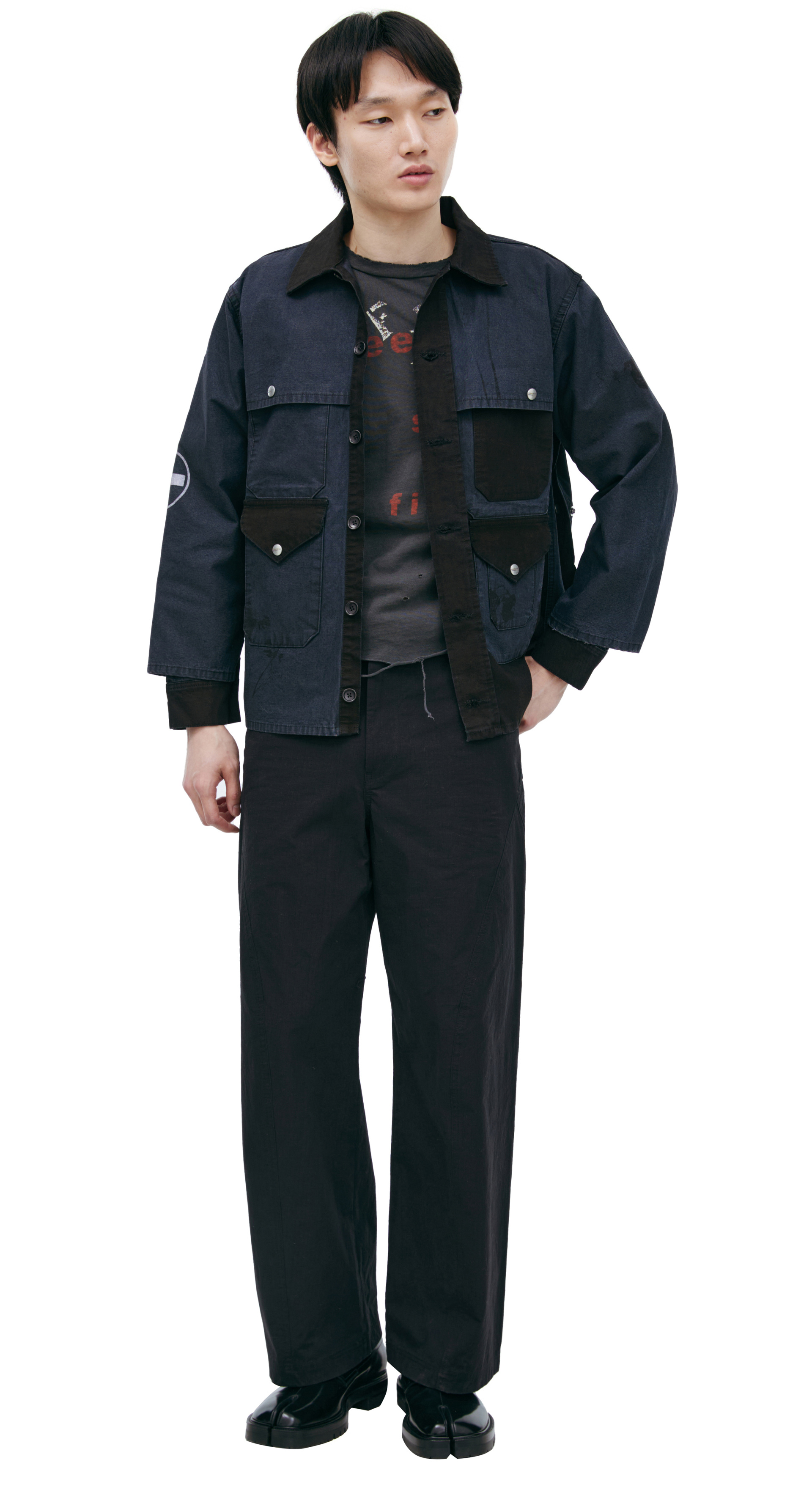 Enfants Riches Déprimés Джинсовая куртка с накладными карманами