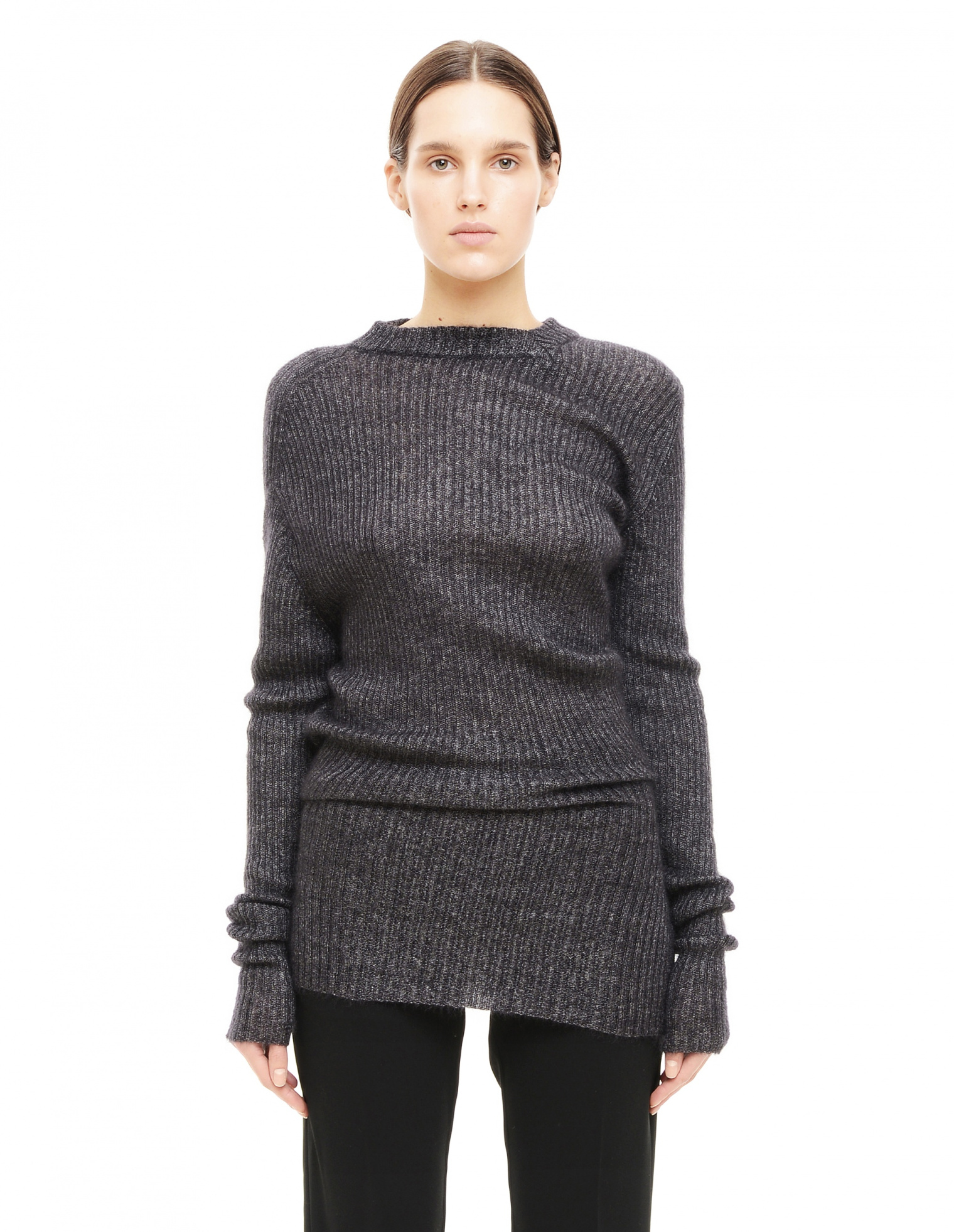 Ann Demeulemeester Джемпер из мохера и шелка