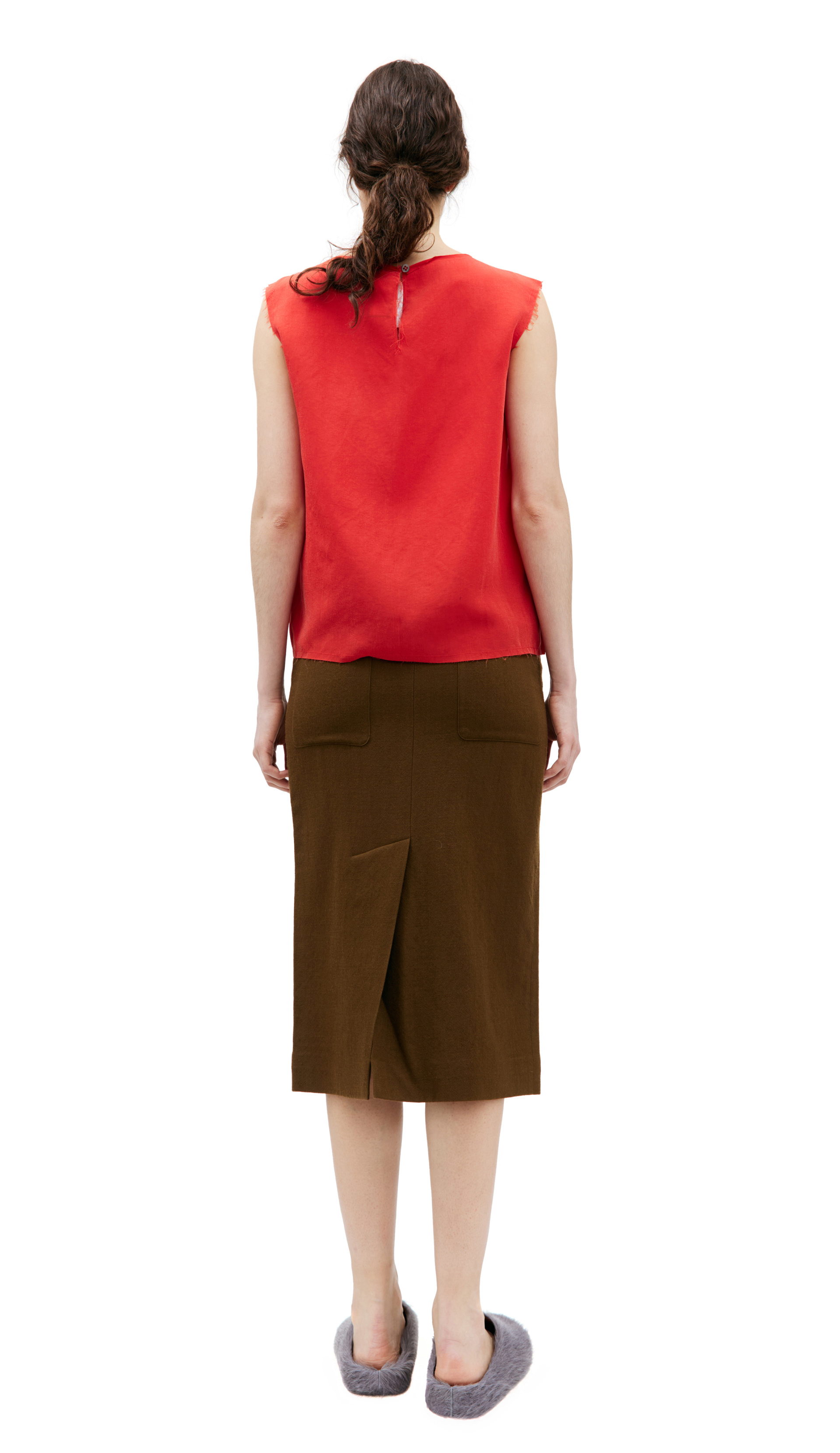 Damir Doma Топ с необработанными краями