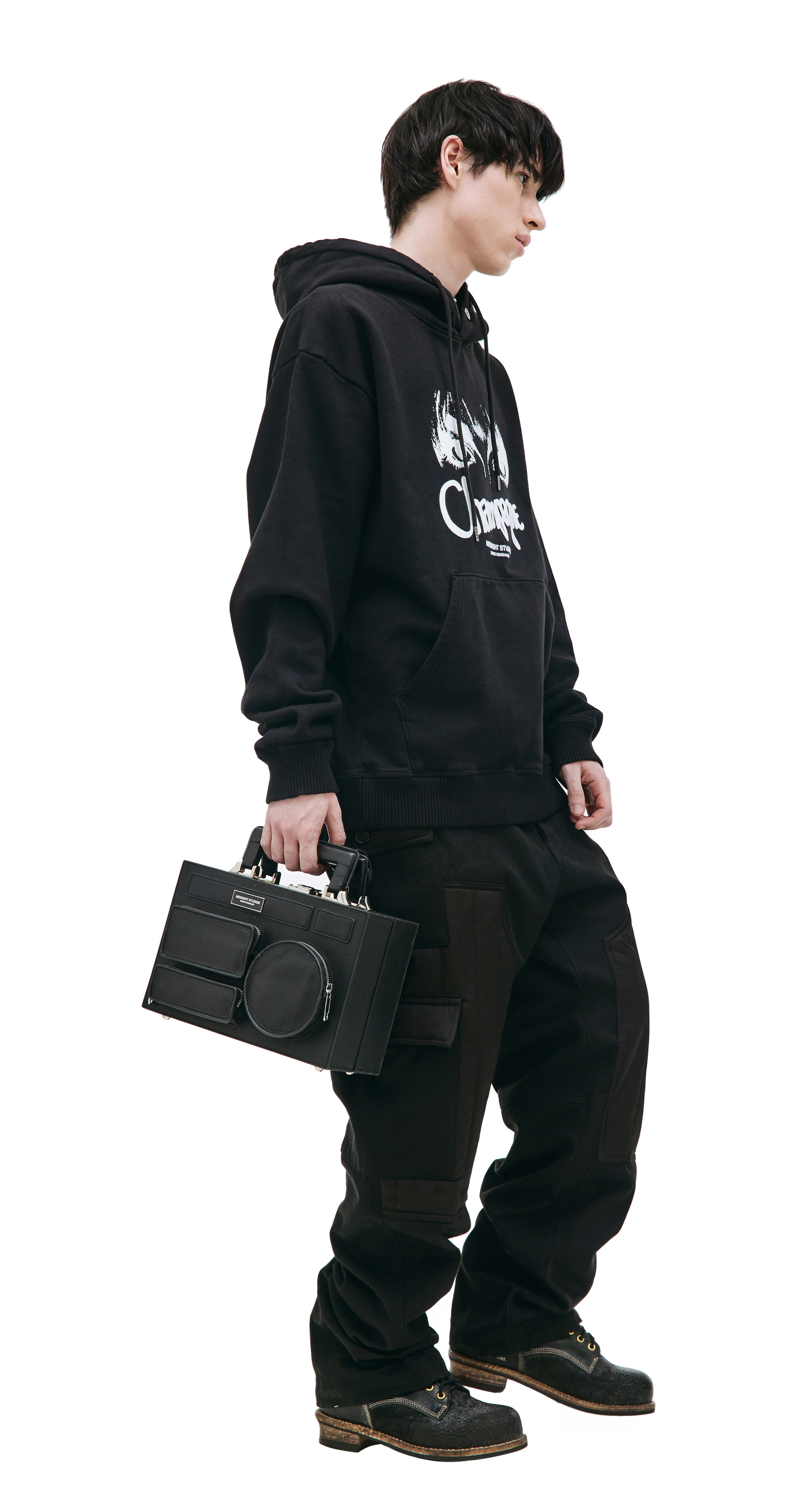 Midnight Studios Чемодан Brooklyn Box из кожи