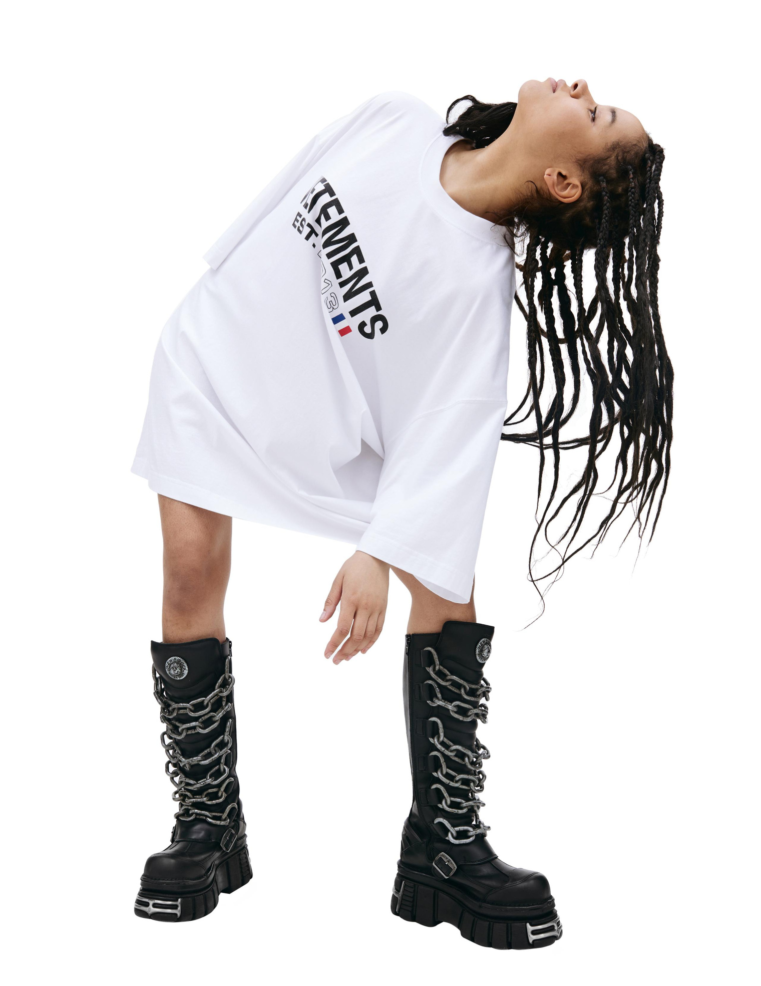 VETEMENTS Сапоги VETEMENTS x New Rock с цепями
