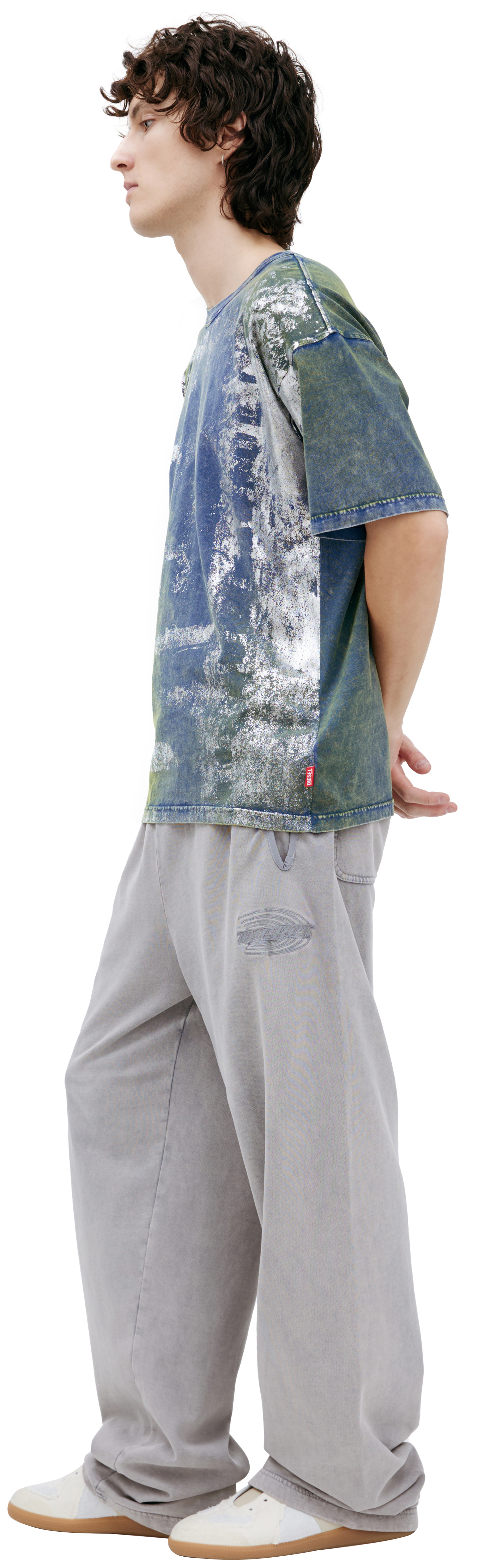 Diesel Хлопковая футболка с логотипом