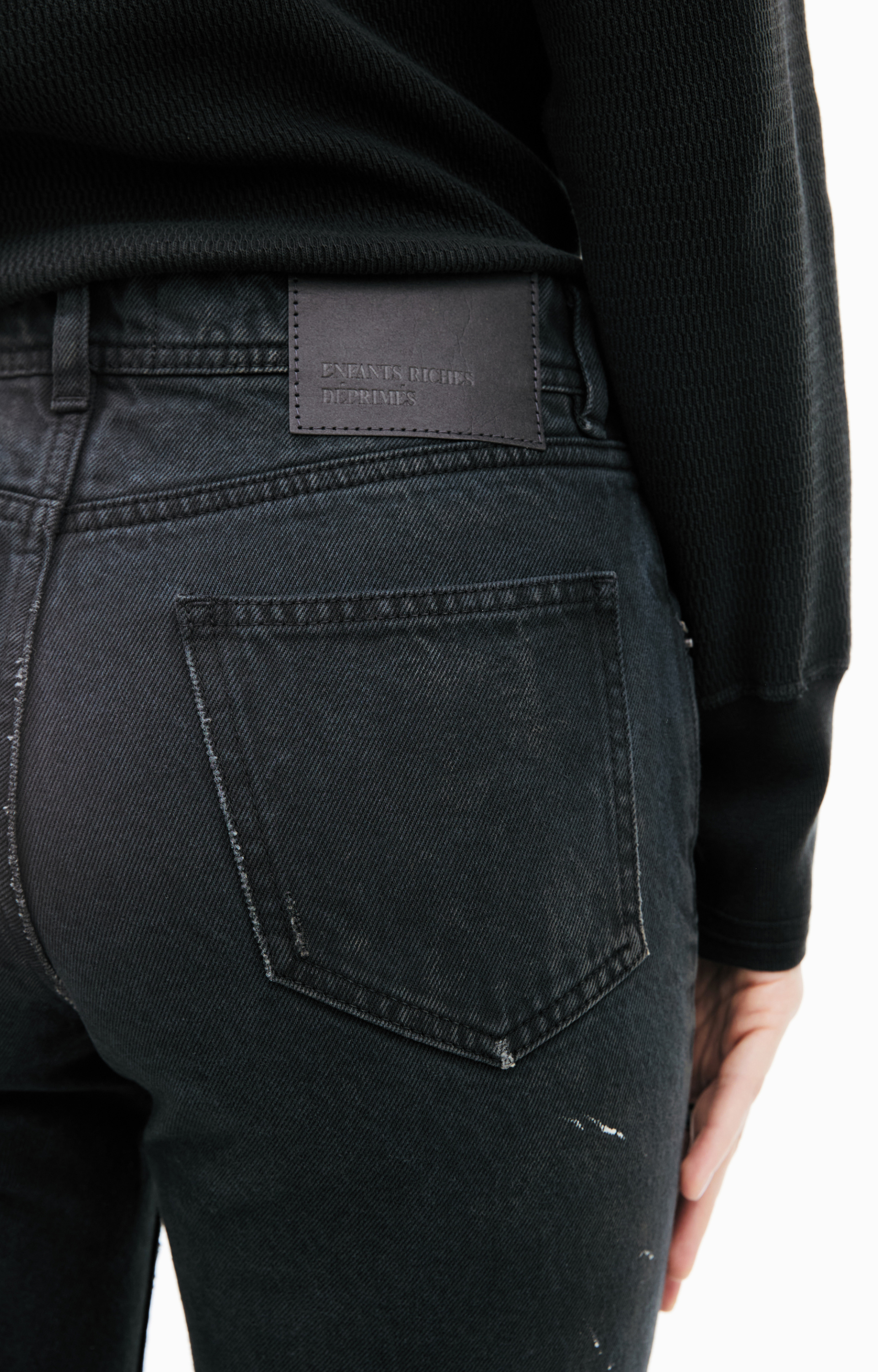 Enfants Riches Déprimés Скинни джинсы клеш в краске