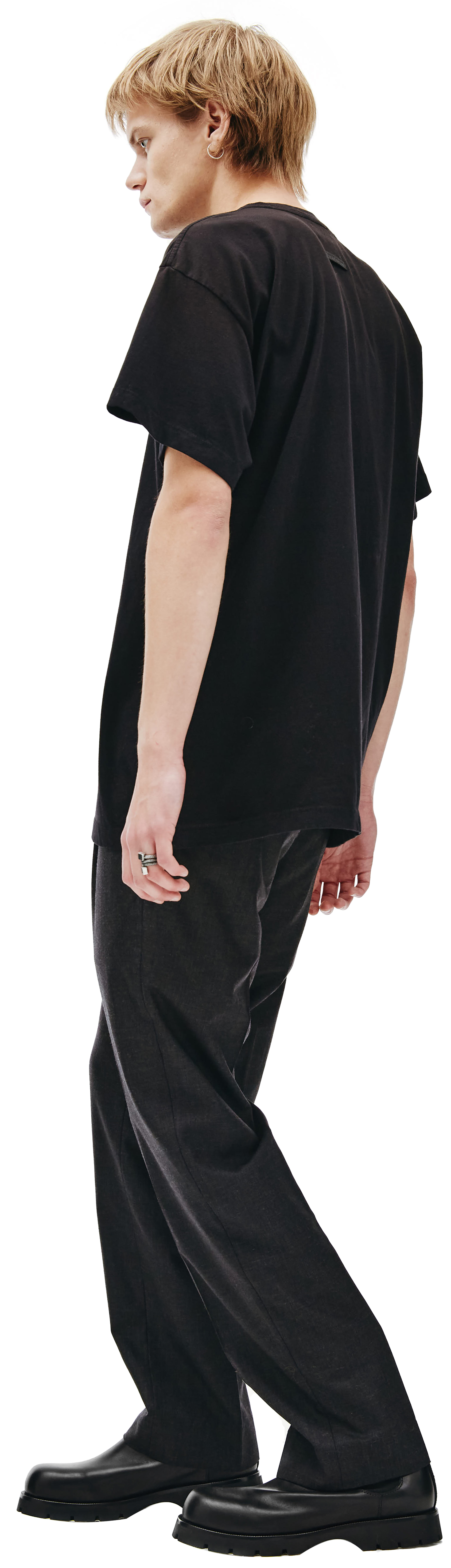 Fear of God Футболка с бархатным принтом Baseball