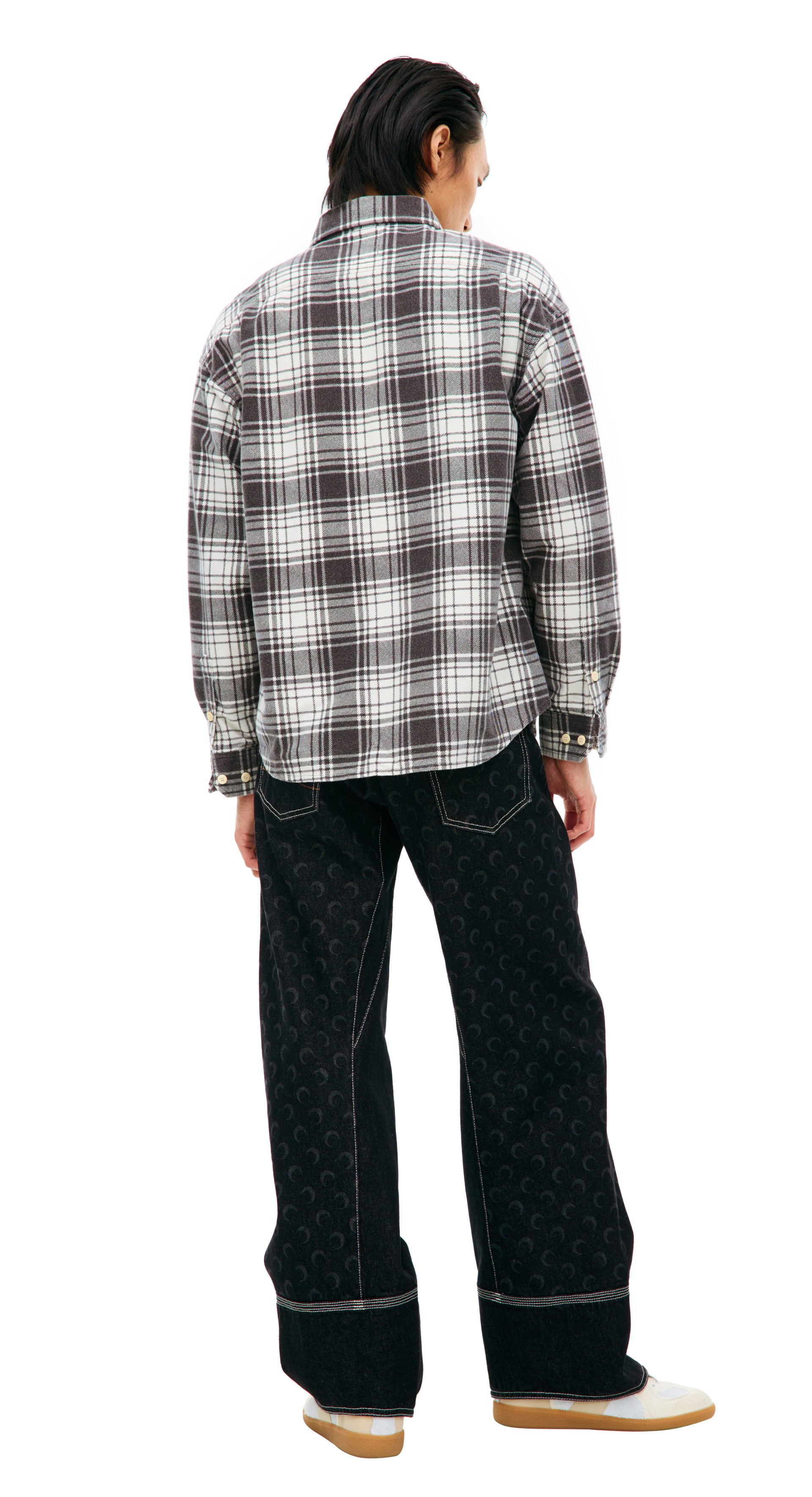 visvim Фланелевая рубашка в клетку