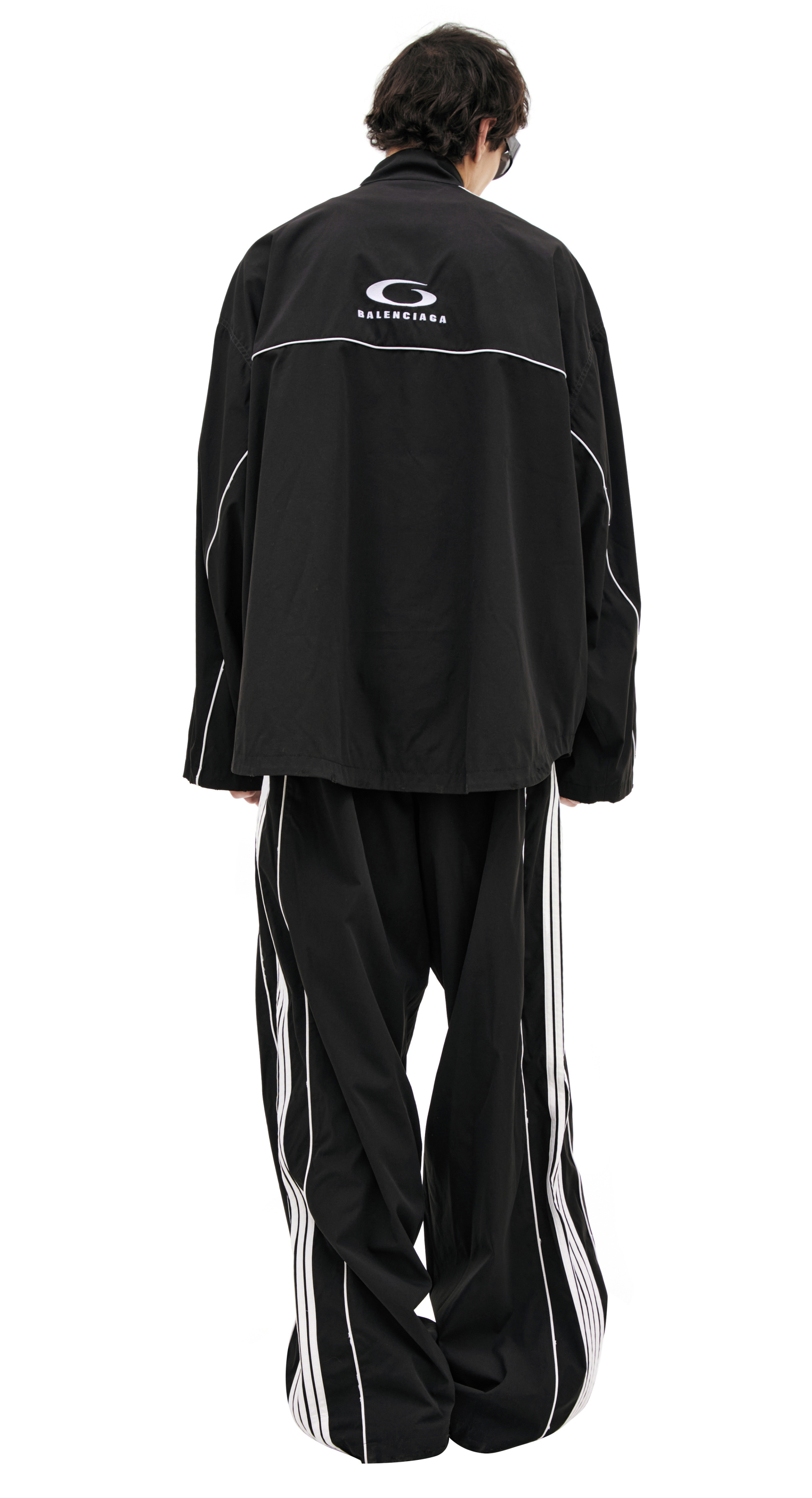 Balenciaga Черная куртка с лампасами
