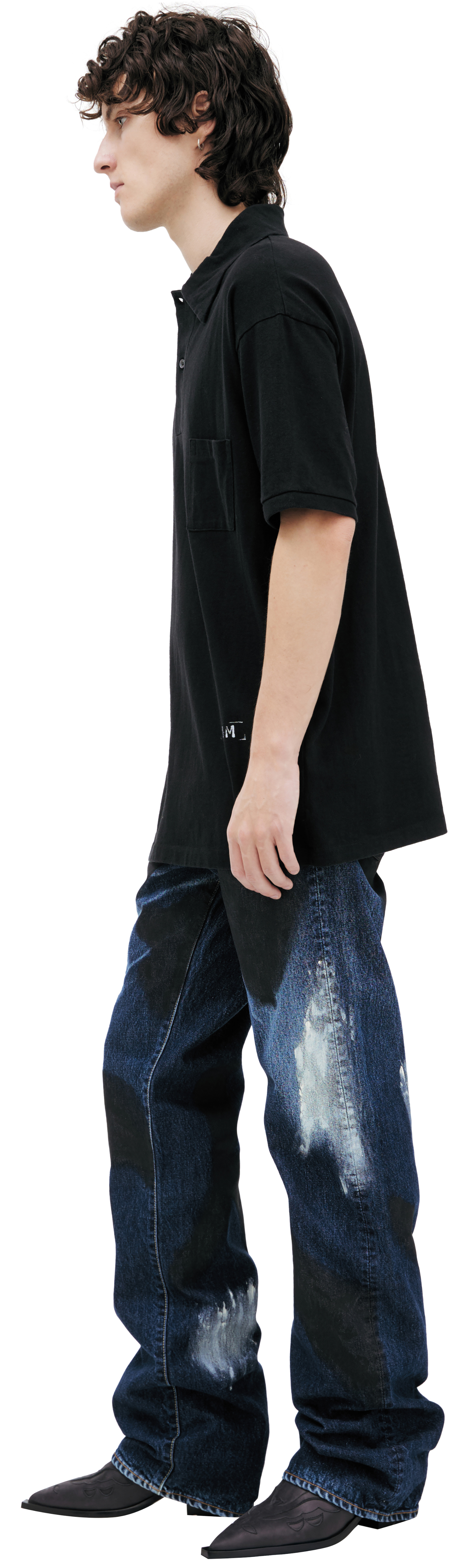 Maison Margiela Поло с накладным карманом