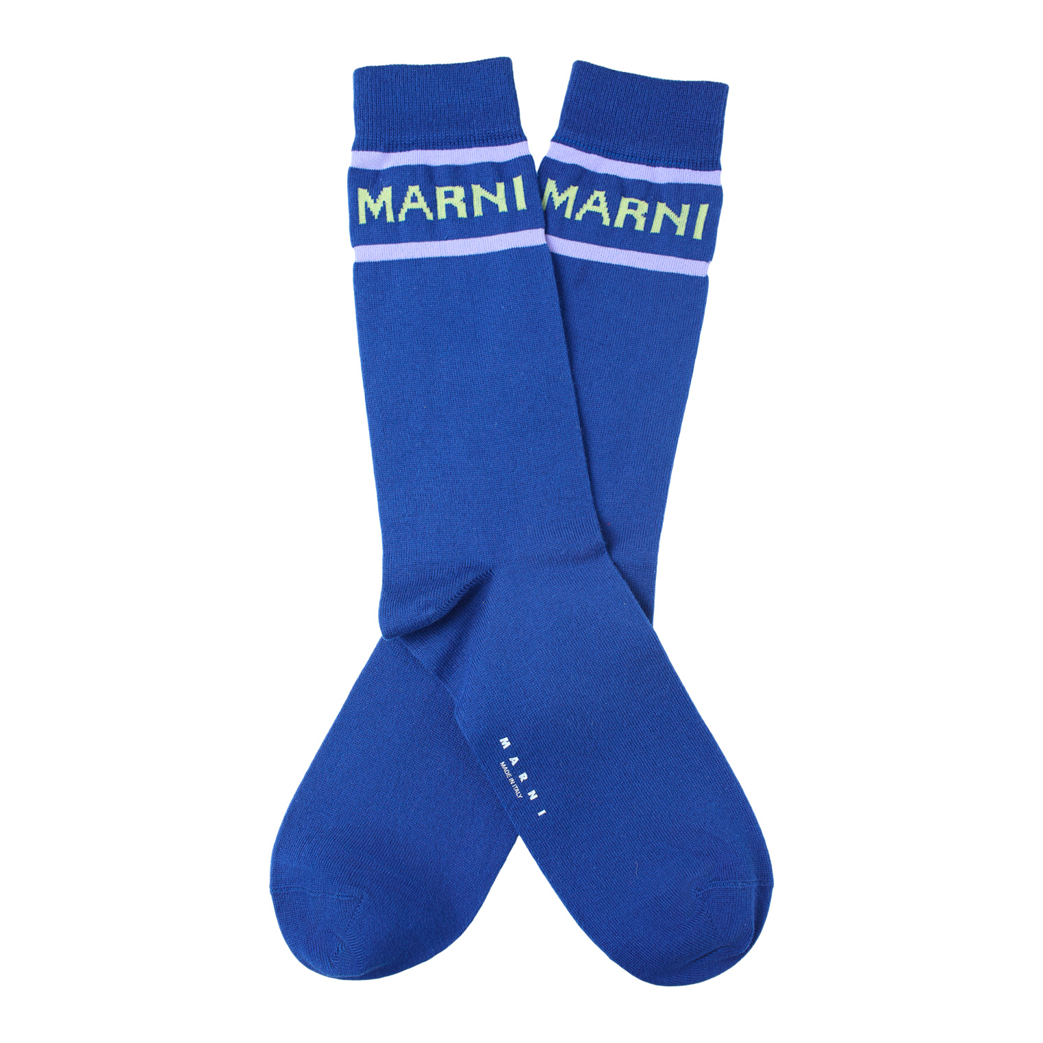 Marni Синие носки с логотипом