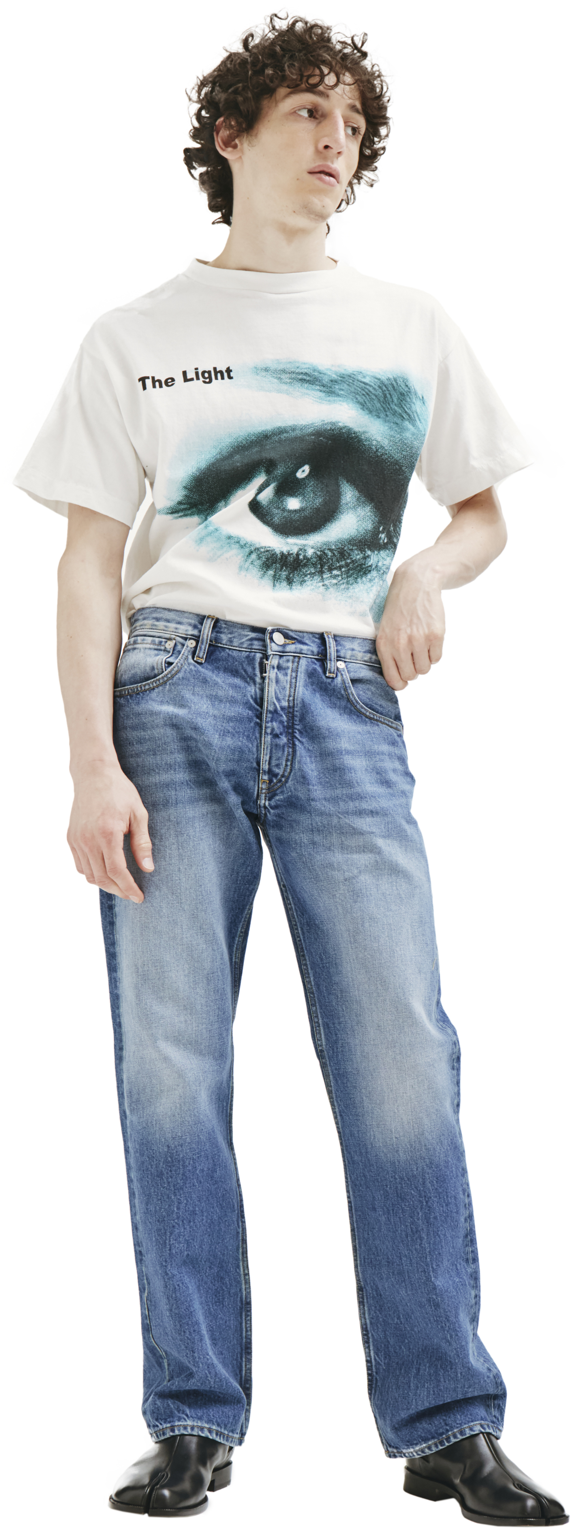 Maison Margiela Прямые джинсы синего цвета