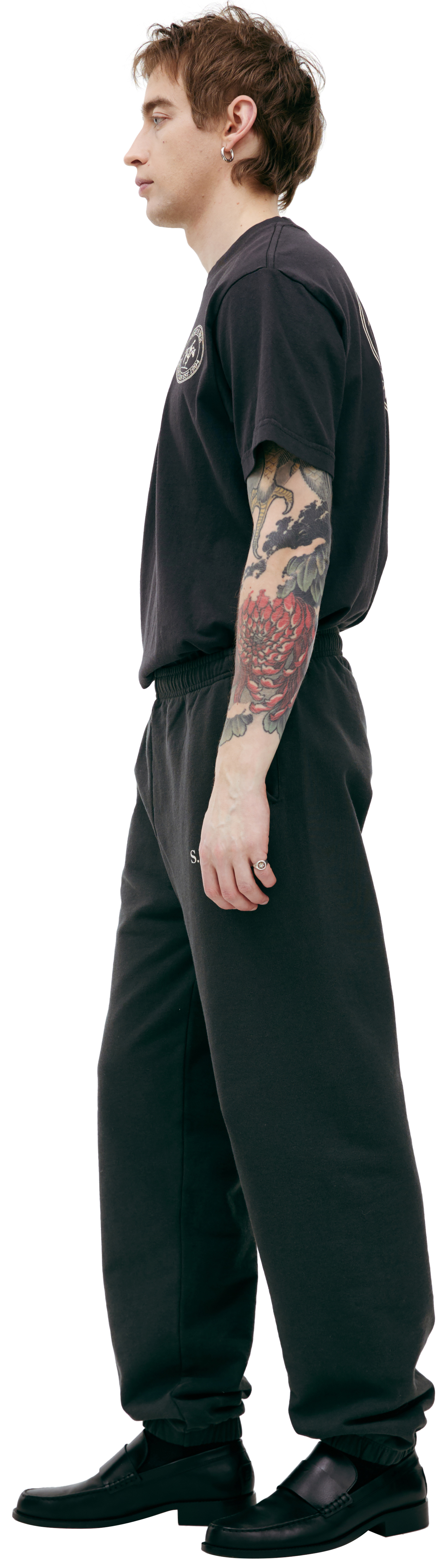 SPORTY & RICH Спортивные брюки с логотипом