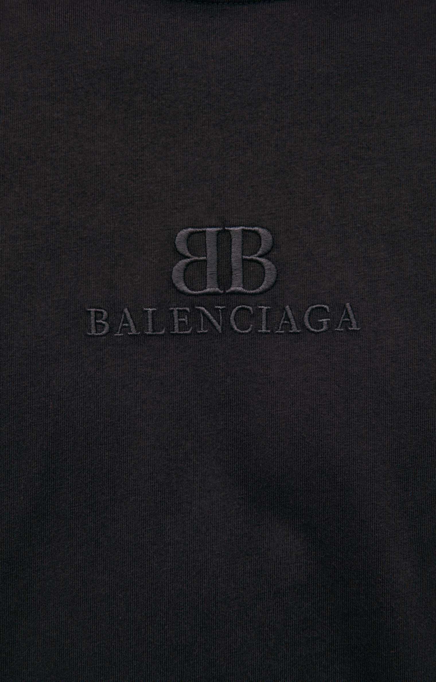 Balenciaga Футболка с вышитым логотипом