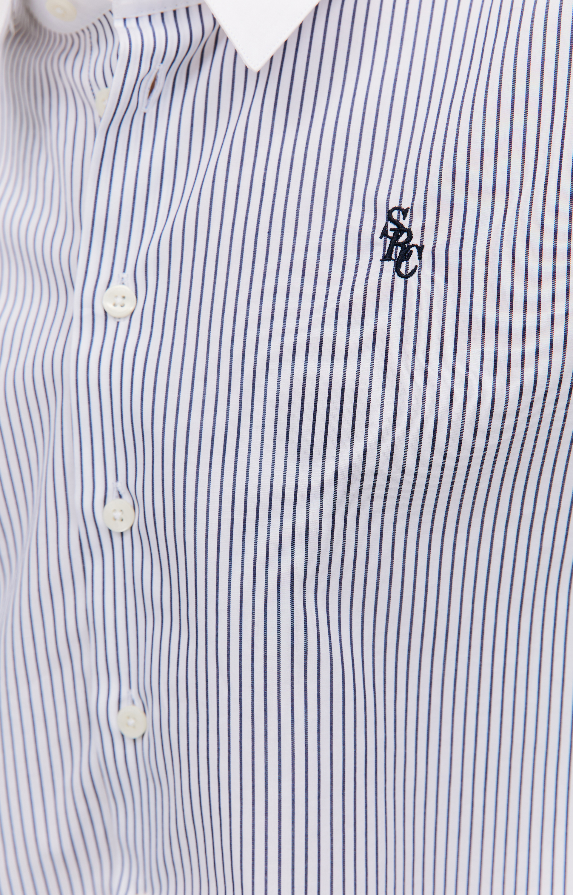 SPORTY & RICH Укороченная рубашка в полоску