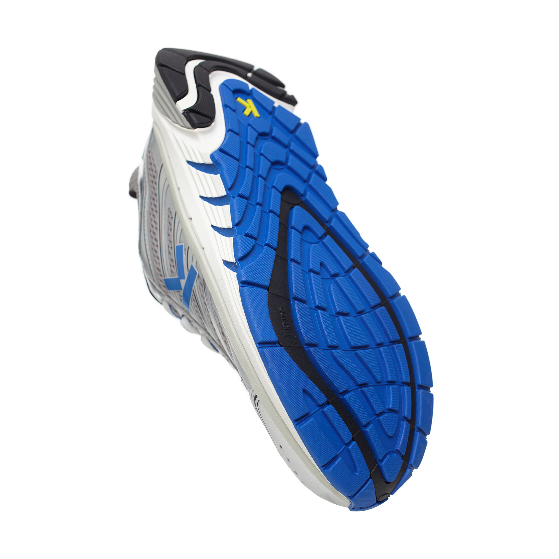 KENZO Серебристые кроссовки с логотипом