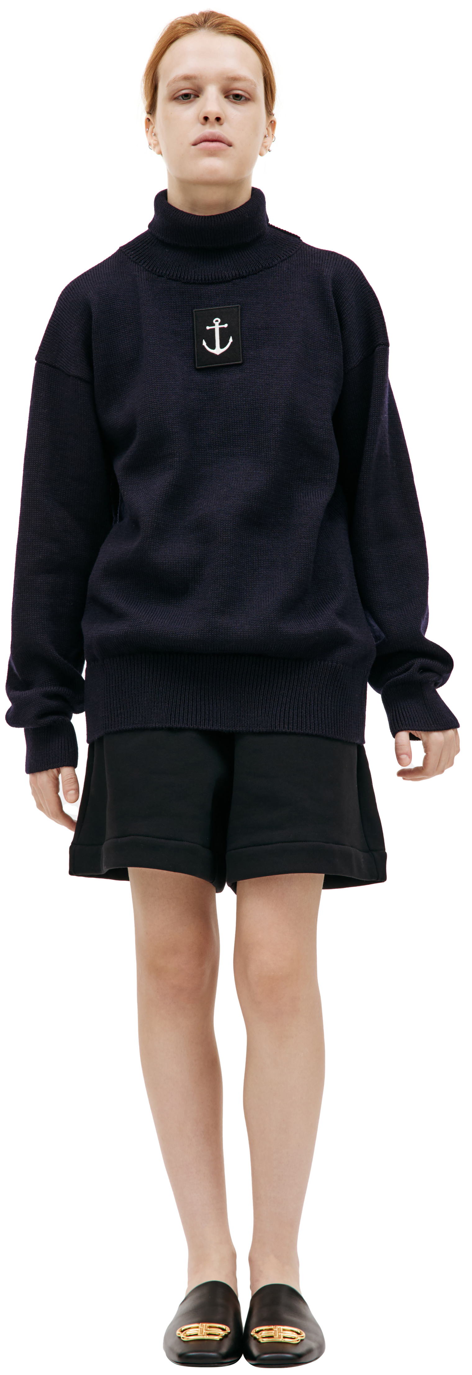 Jil Sander Шерстяной свитер с высоким горлом