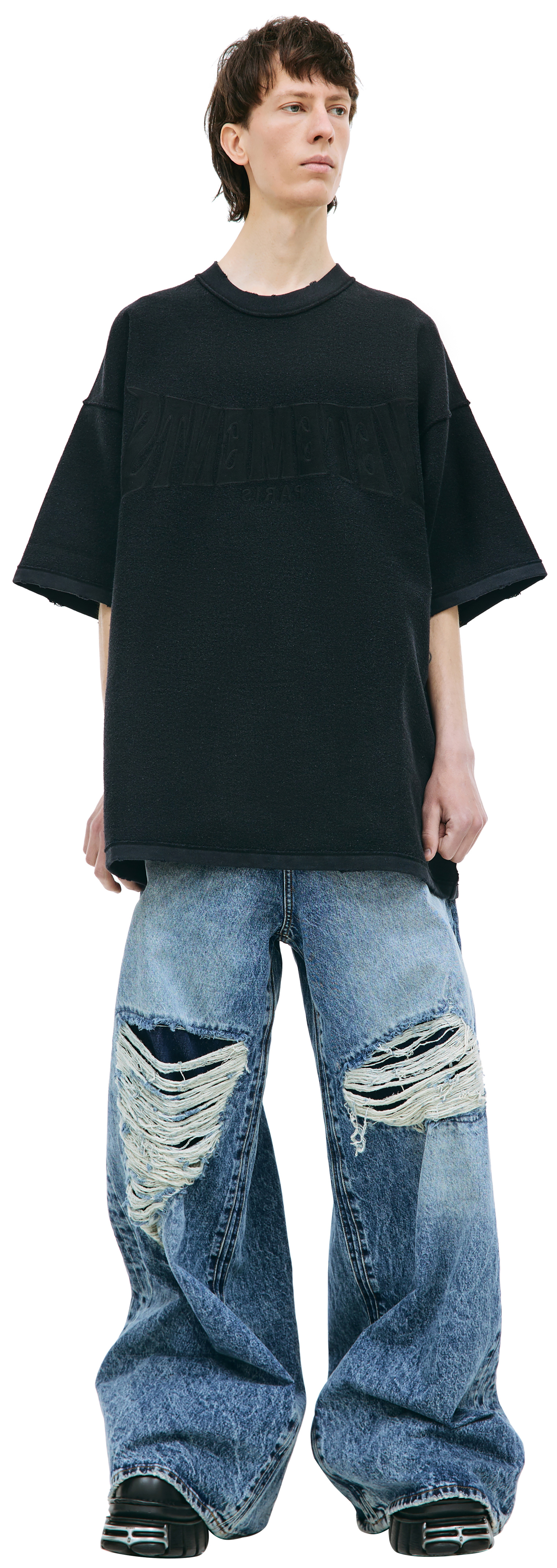 VETEMENTS Оверсайз футболка наизнанку