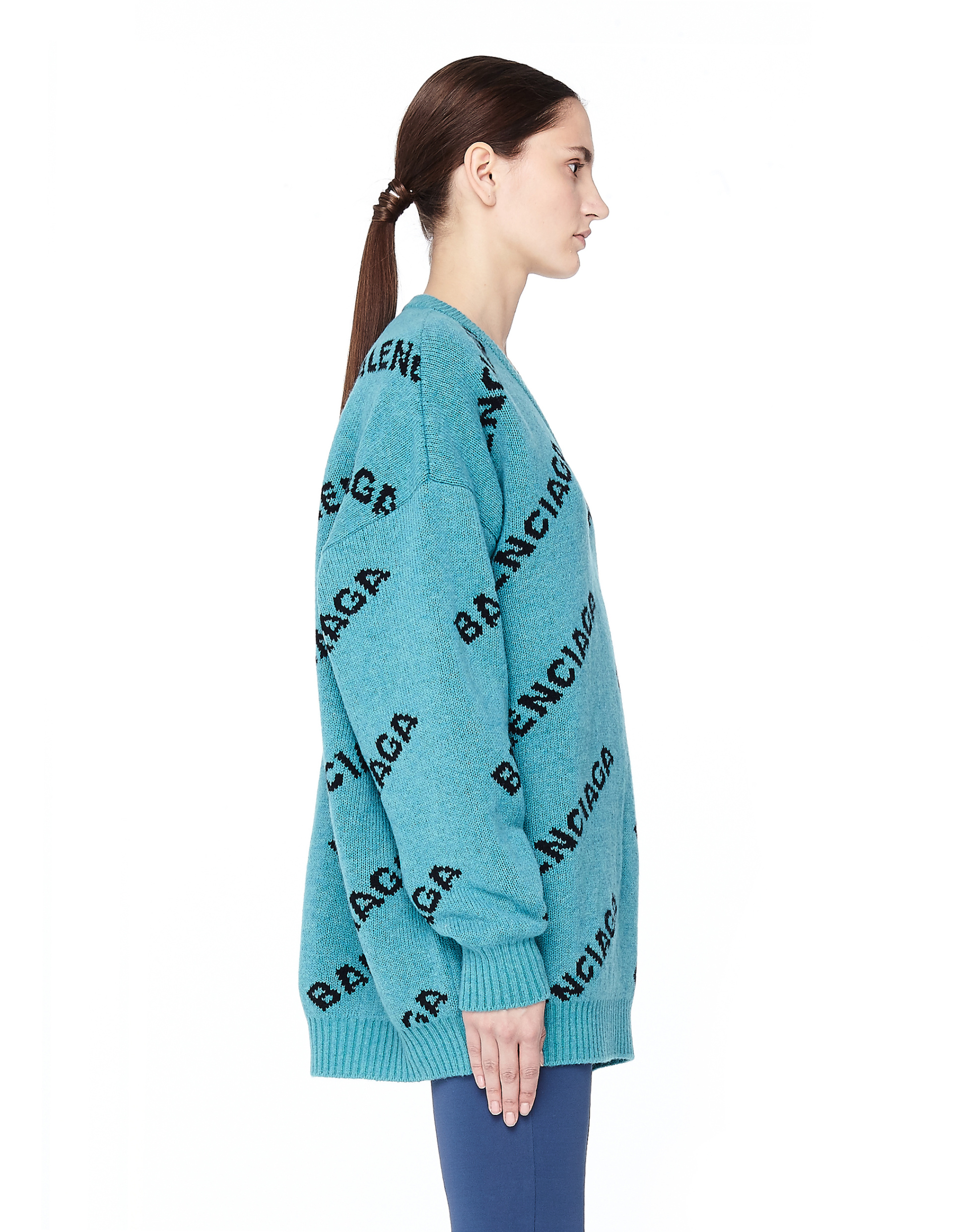 Balenciaga Свитер из шерсти с лого