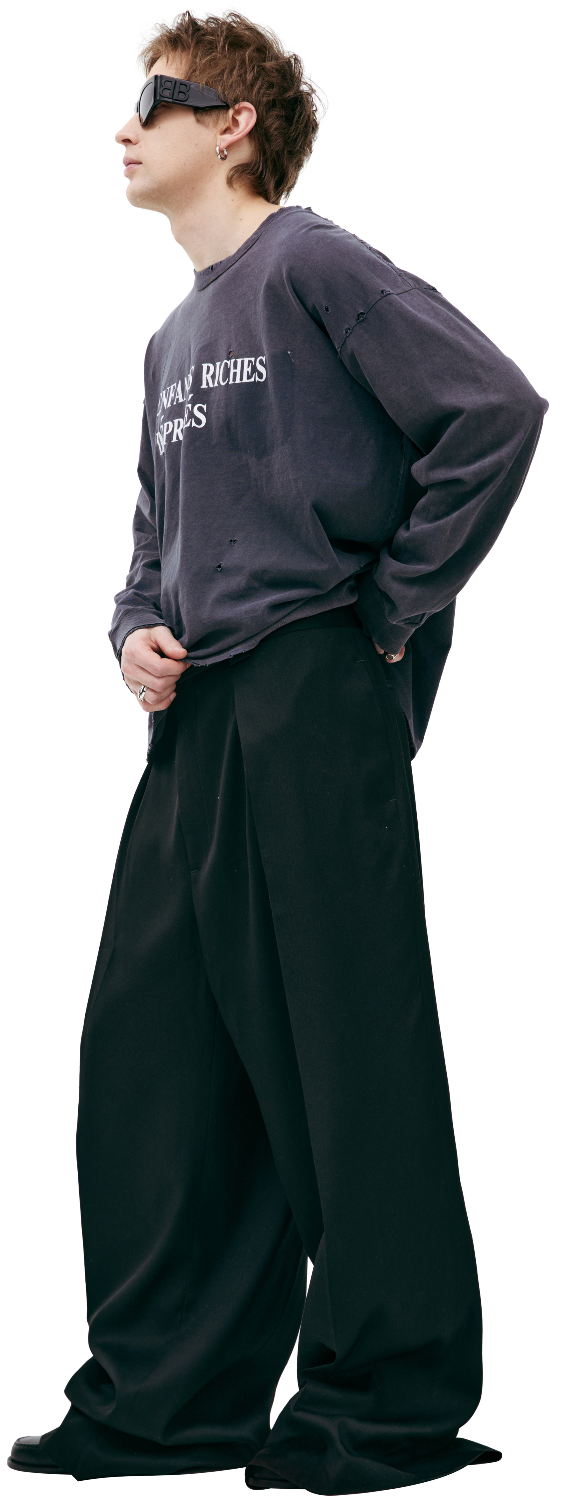 Enfants Riches Déprimés Широкие брюки из шерсти