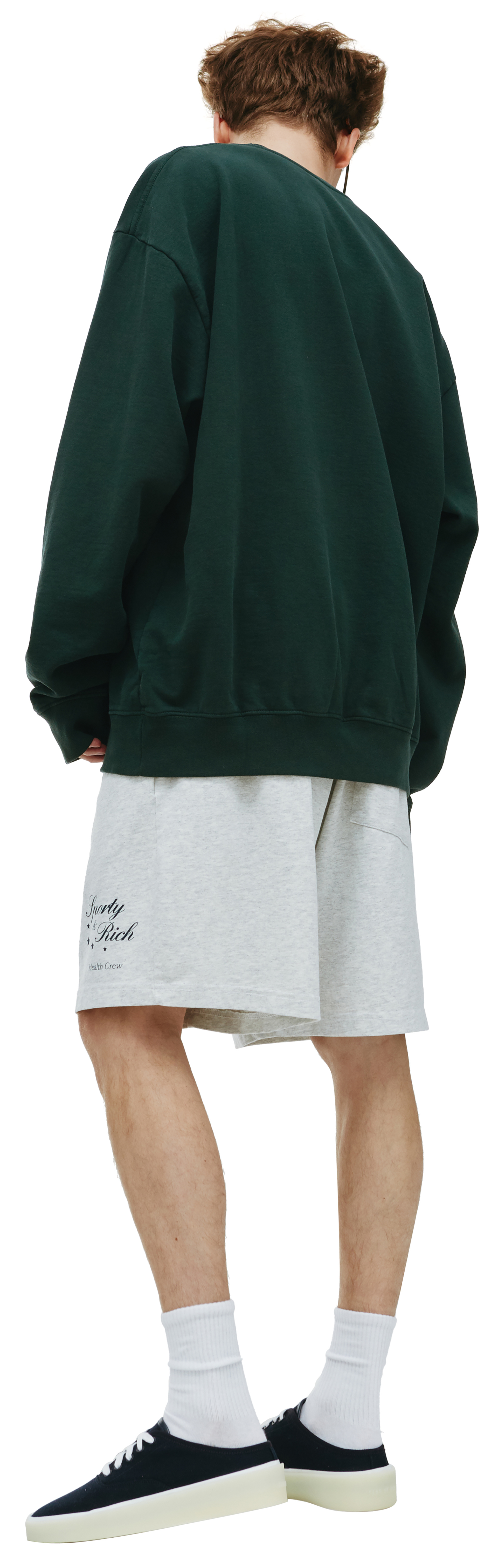 SPORTY & RICH Свитшот с принтом Connecticut crest