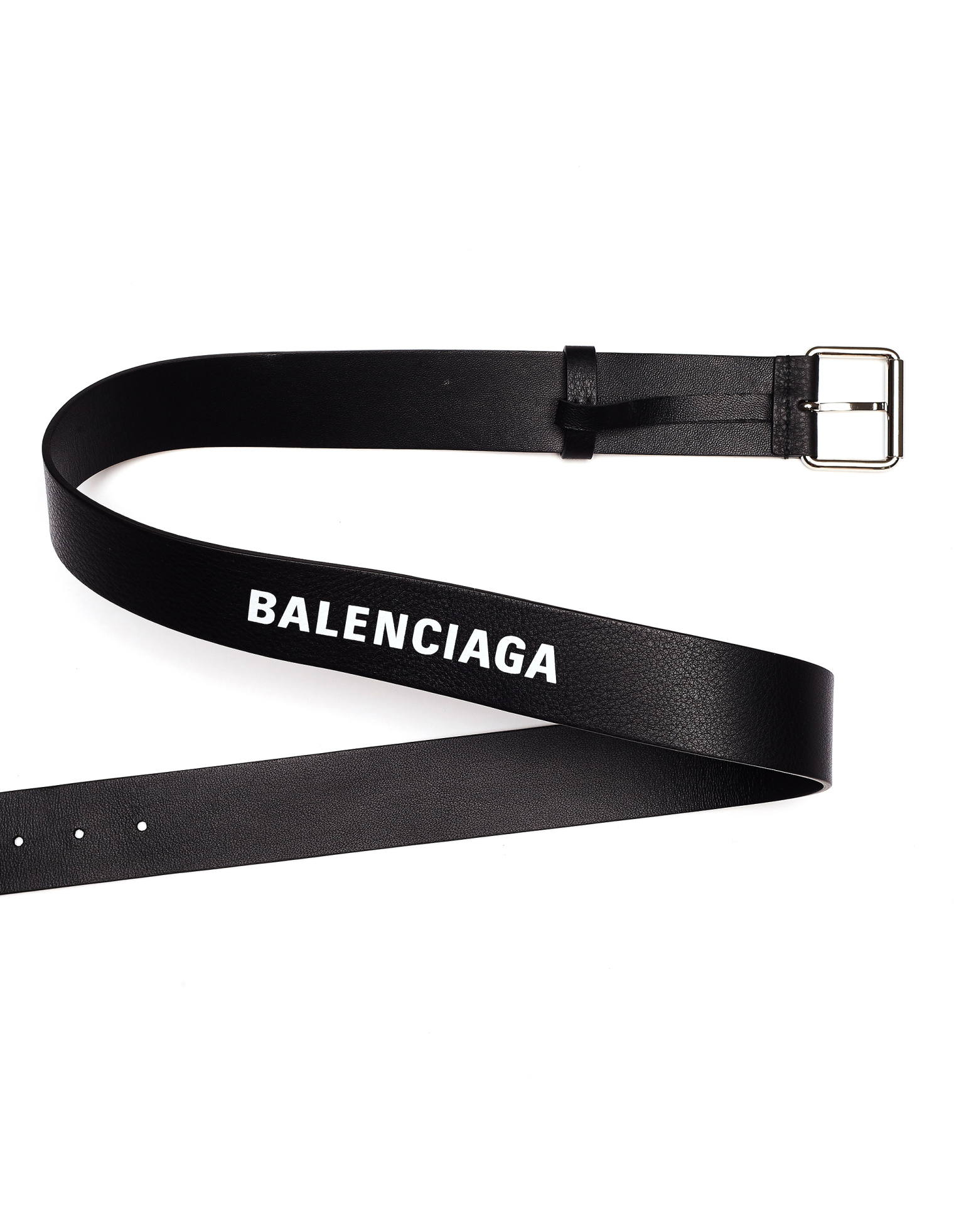 Balenciaga Кожаный ремень с логотипом