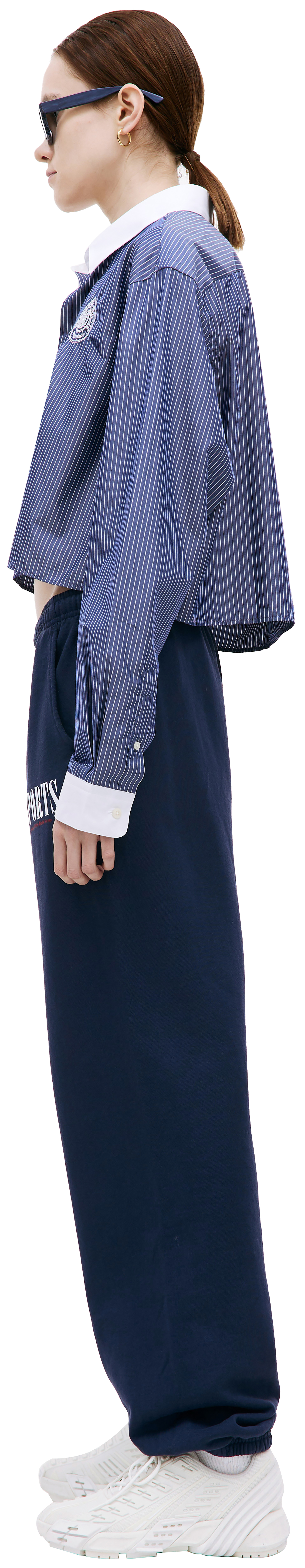 SPORTY & RICH Спортивные брюки с принтом Health Club