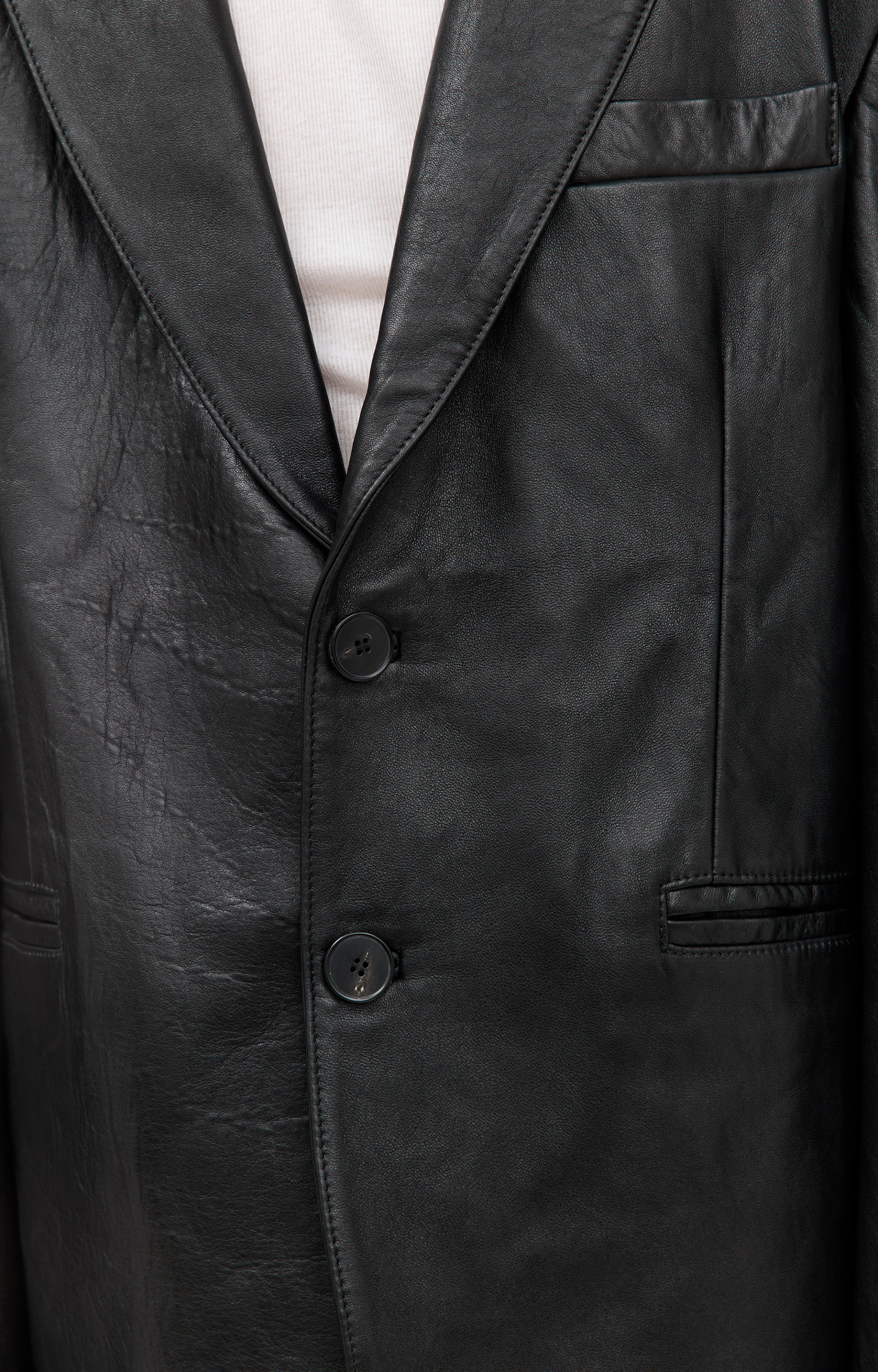 Enfants Riches Déprimés Однобортный жакет из кожи