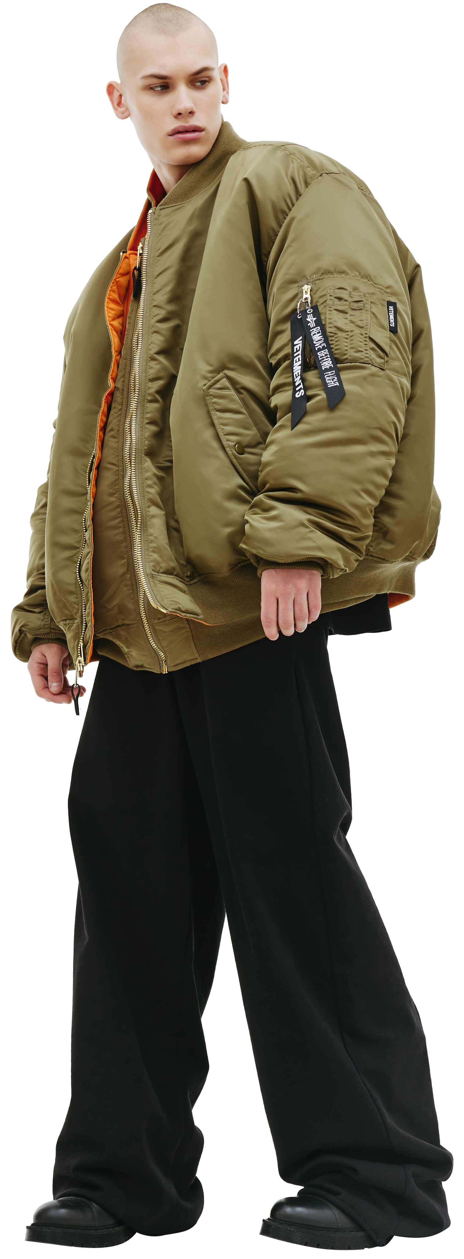 VETEMENTS Двойной бомбер VETEMENTS х Alpha Industries
