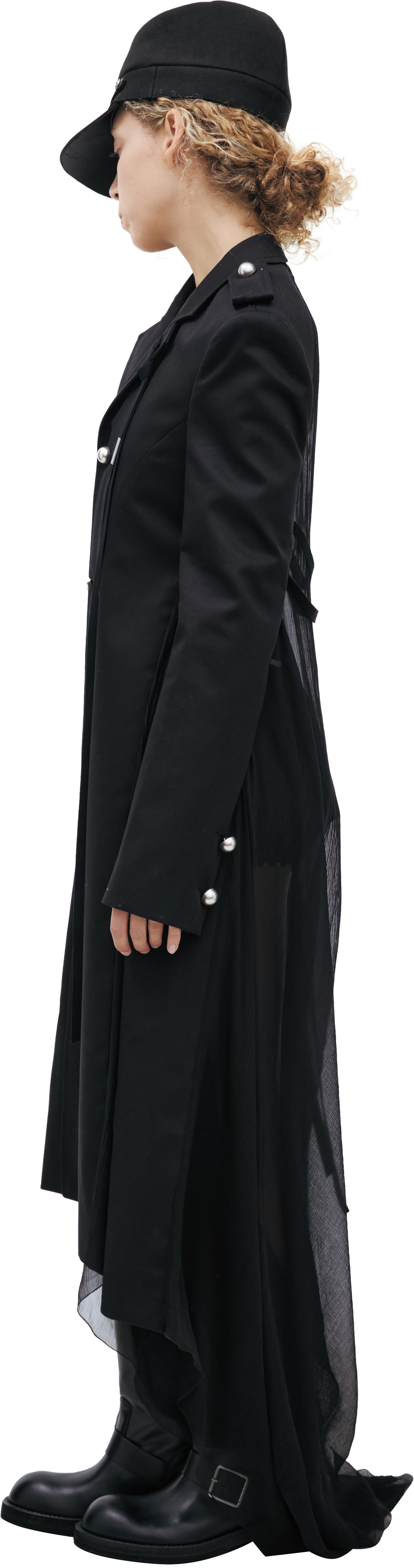 Ann Demeulemeester Асимметричное пальто