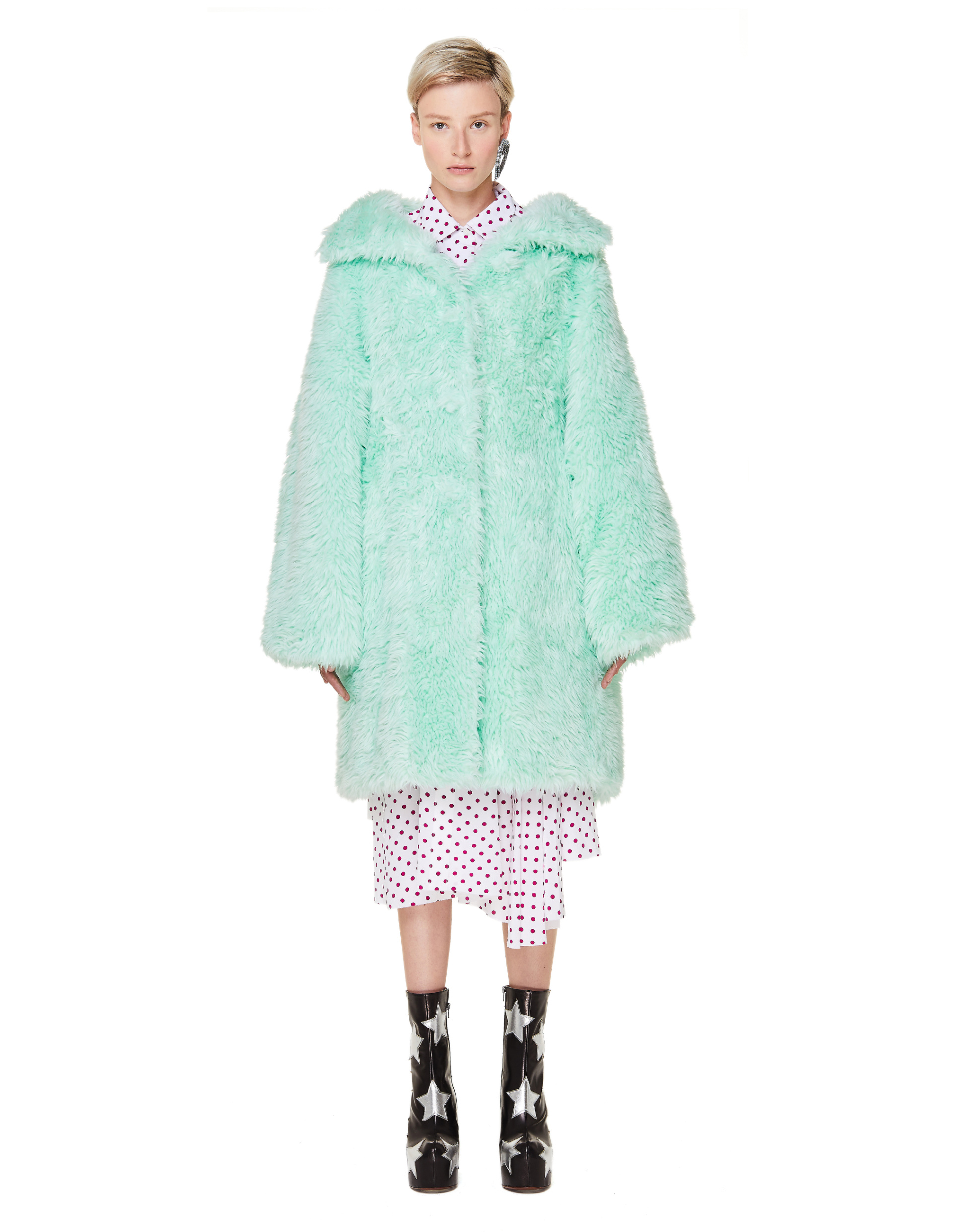 Balenciaga Шуба Swing из искусственного меха