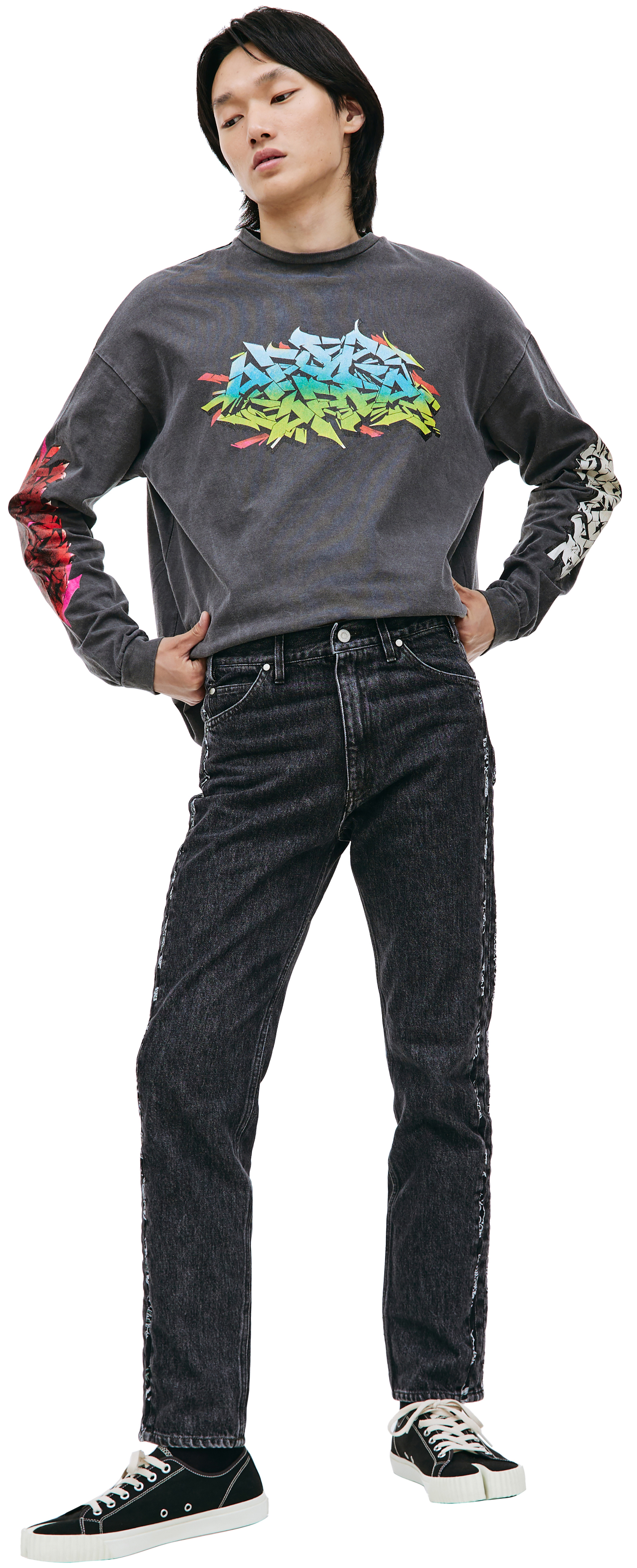 Children of the discordance Прямые джинсы с лампасами